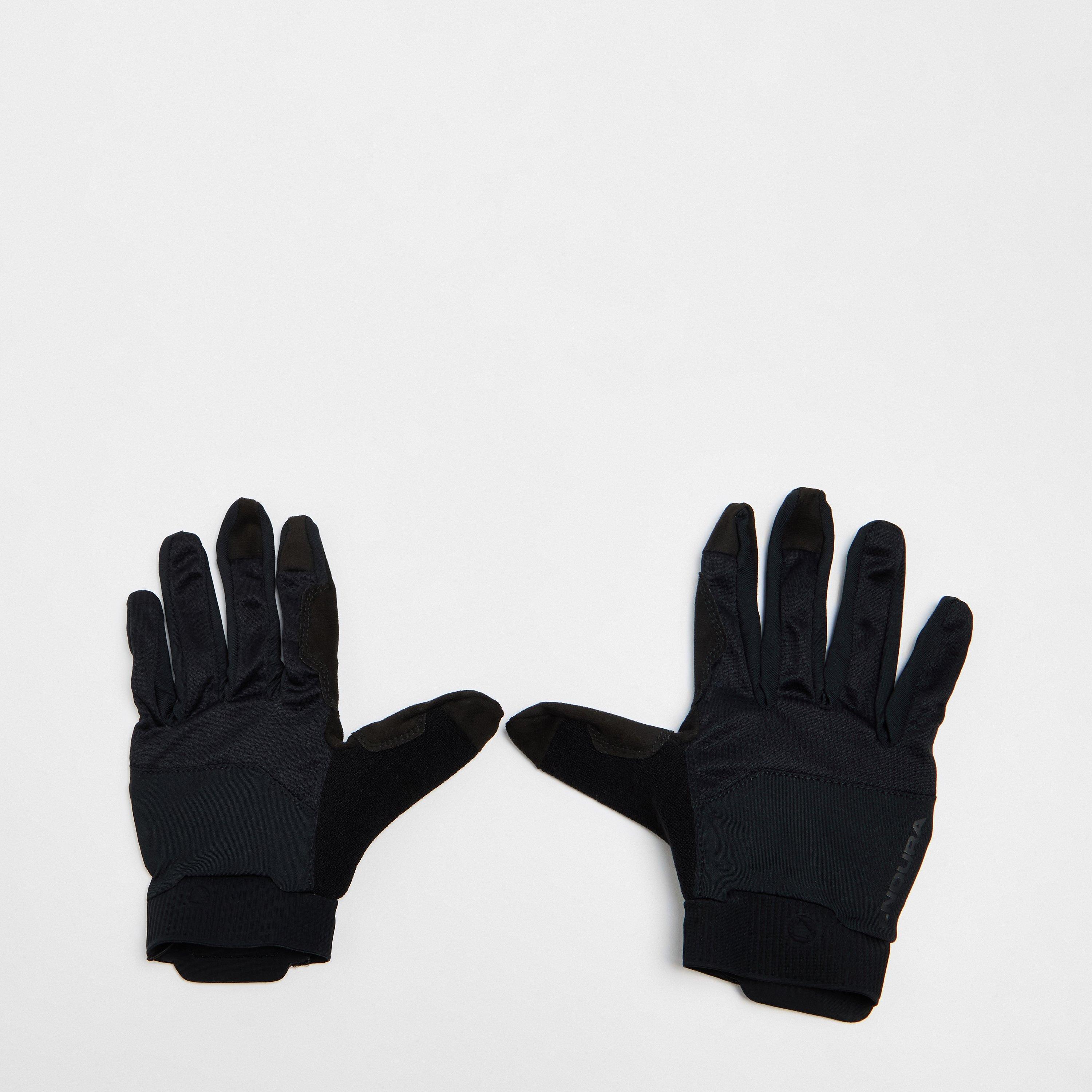 Endura Men's Loop Full Finger Gloves - Black - S