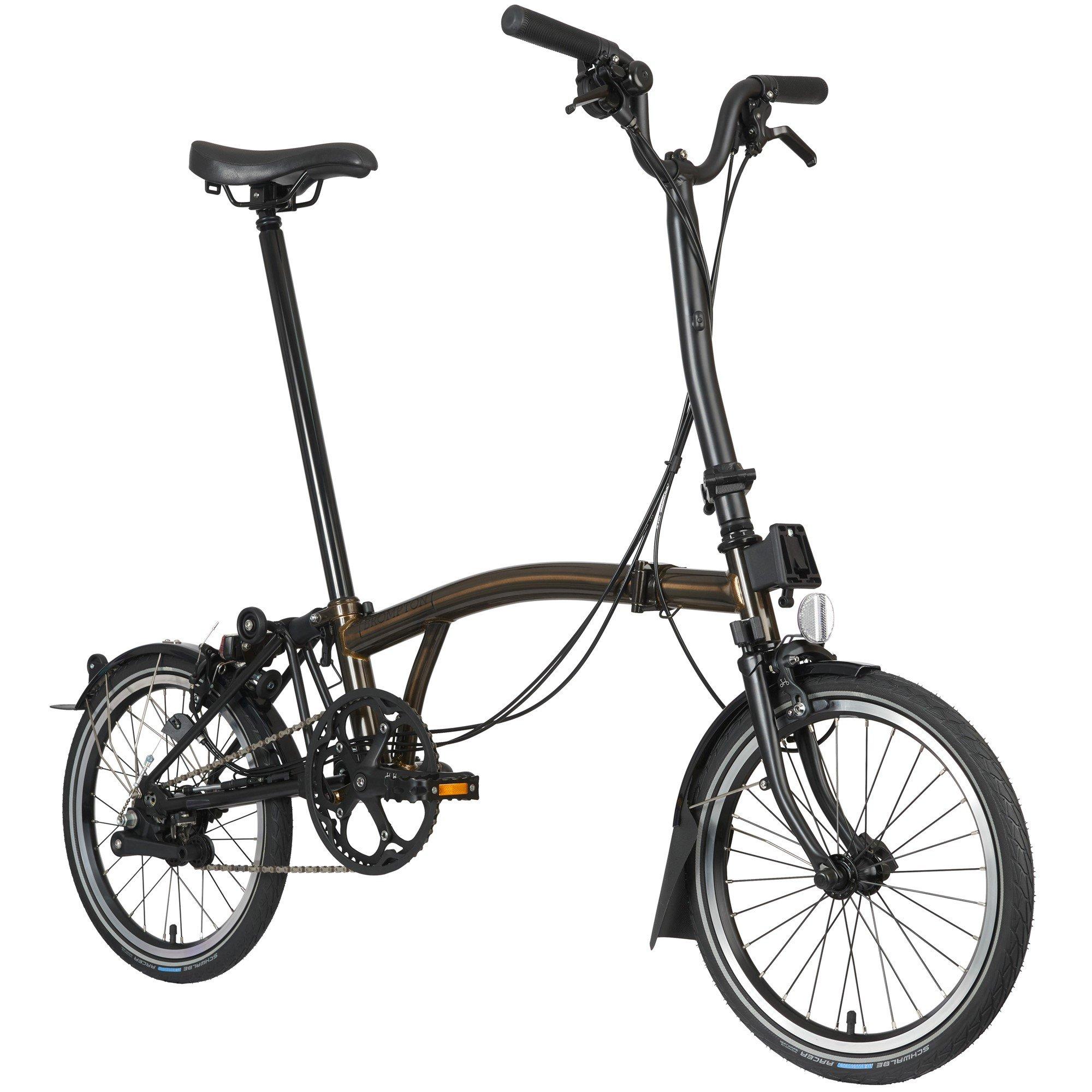 Black Lacquer - Brompton - C Line 6-speed - High Handlebar - Folding Bike - 2