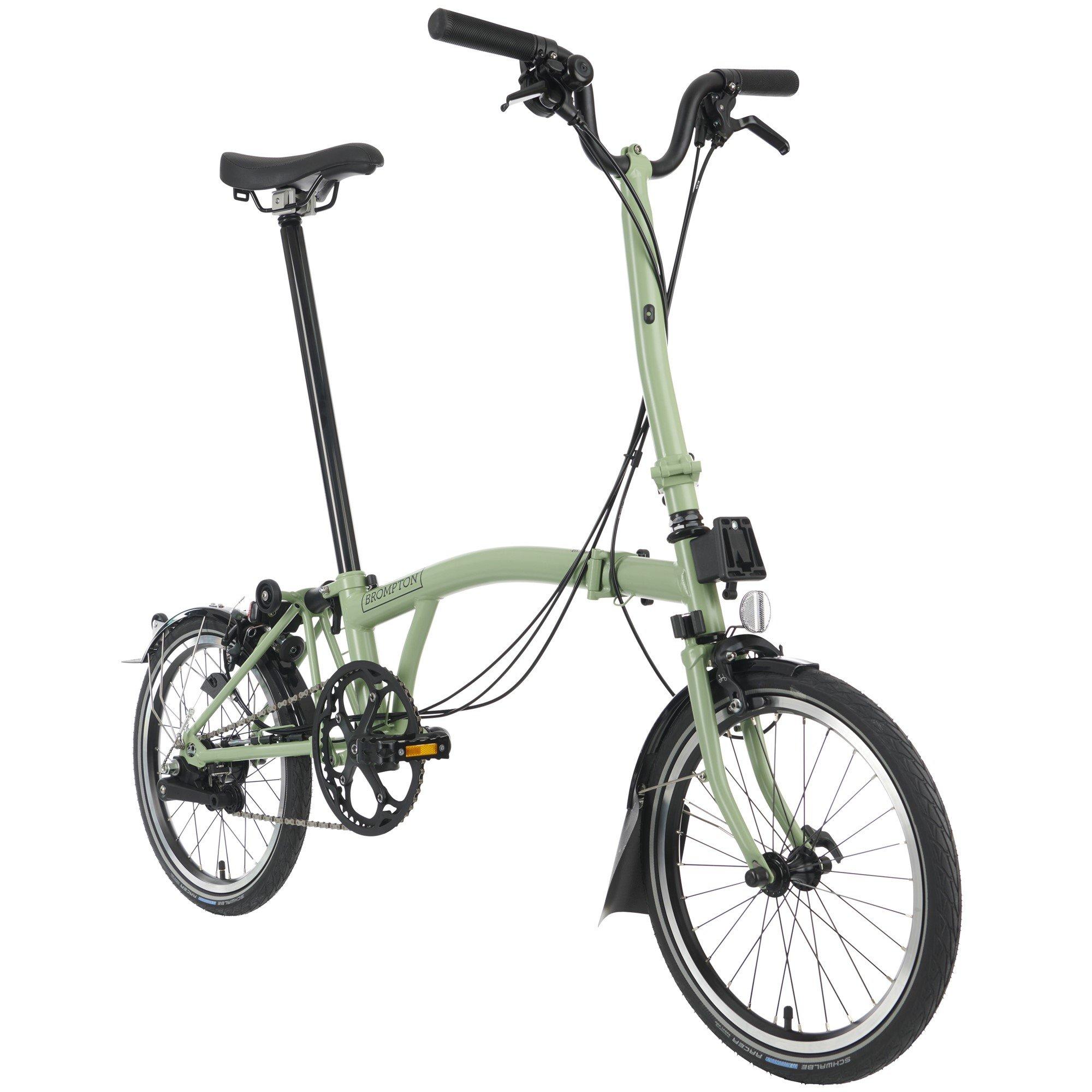 Matcha Green - Brompton - C Line 6-speed - High Handlebar - Folding Bike - 3