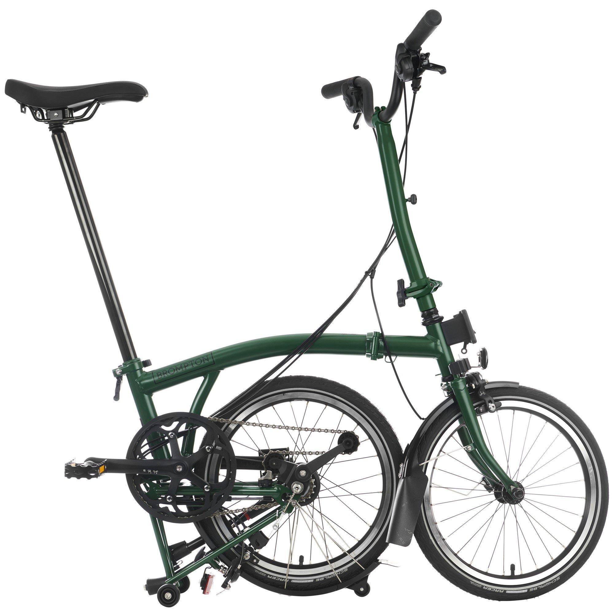 Racing Green - Brompton - C Line 6-speed - High Handlebar - Folding Bike - 4