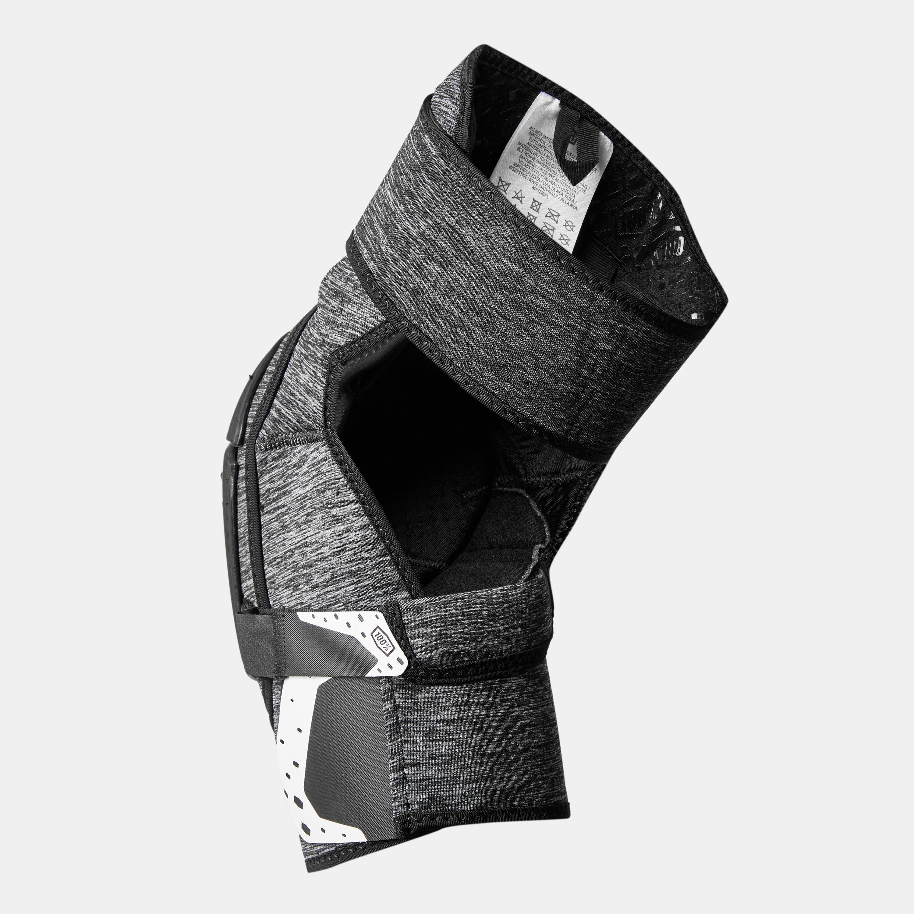 Heather Grey - 100 Percent - Fortis Knee Cycling Body Armour - 2