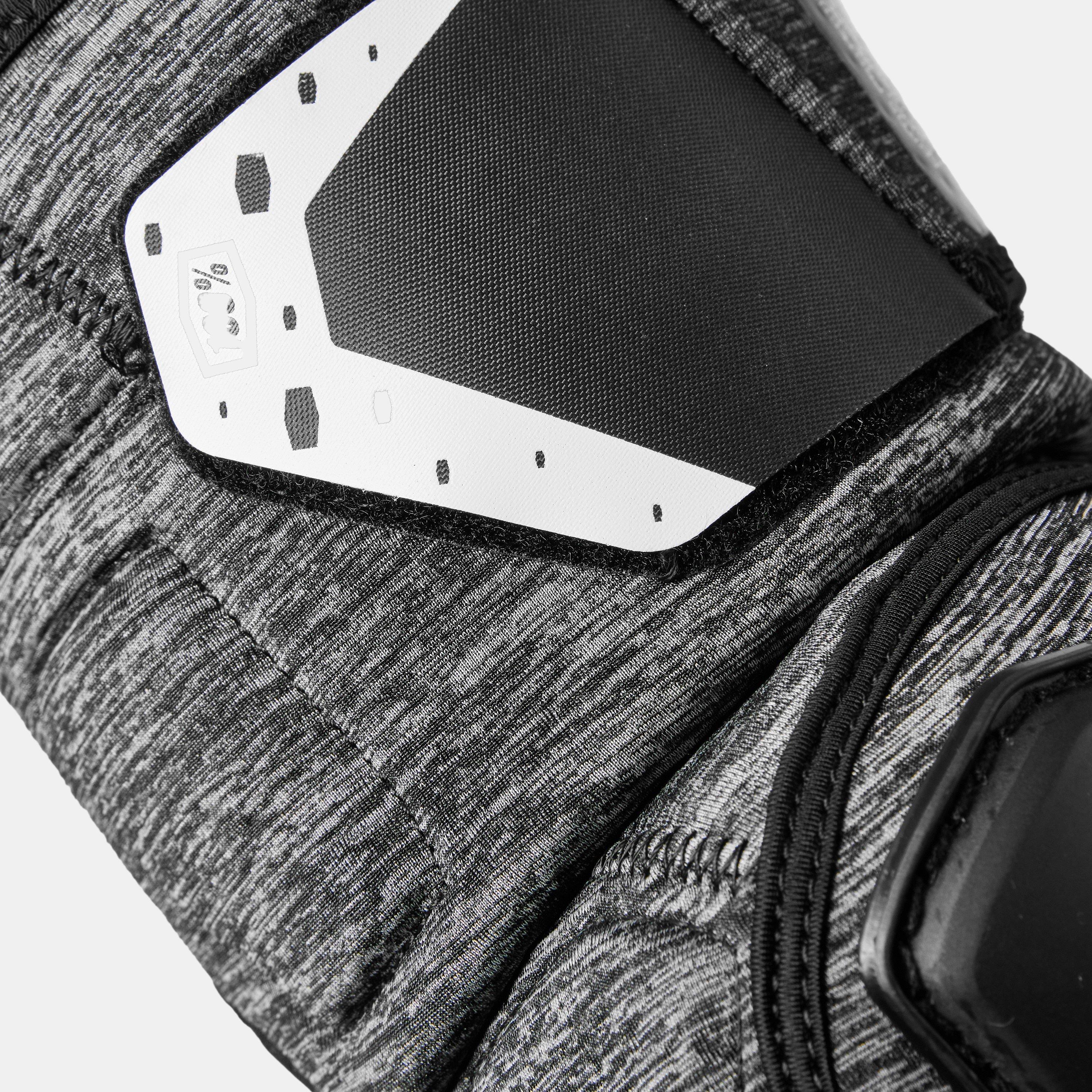 Heather Grey - 100 Percent - Fortis Knee Cycling Body Armour - 3