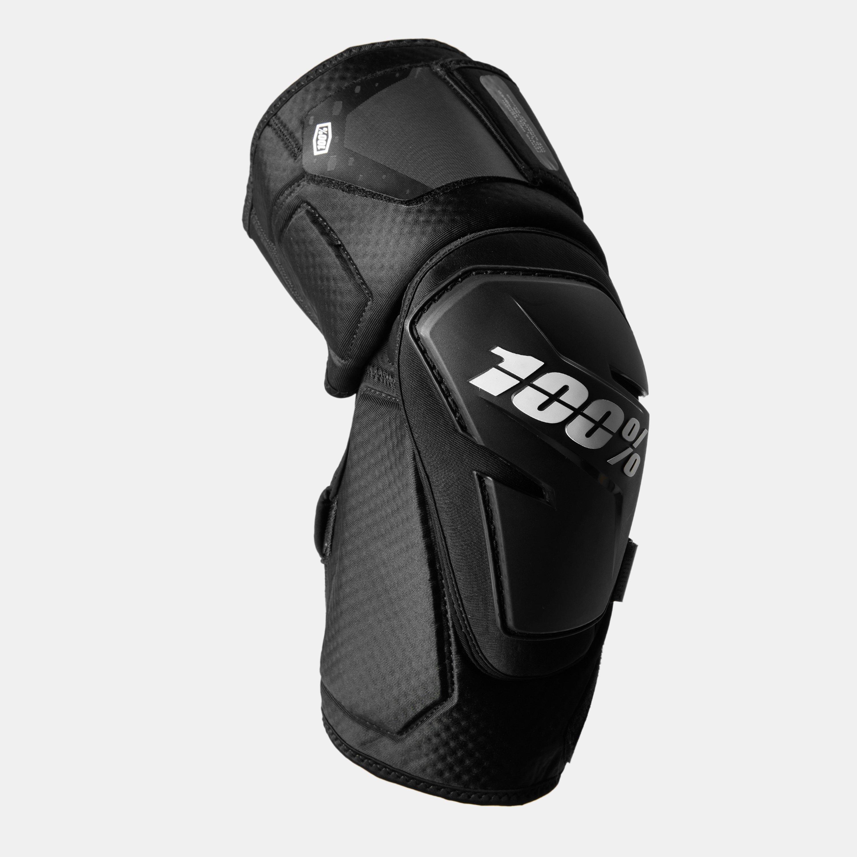 Black - 100 Percent - Fortis Knee Cycling Body Armour - 1