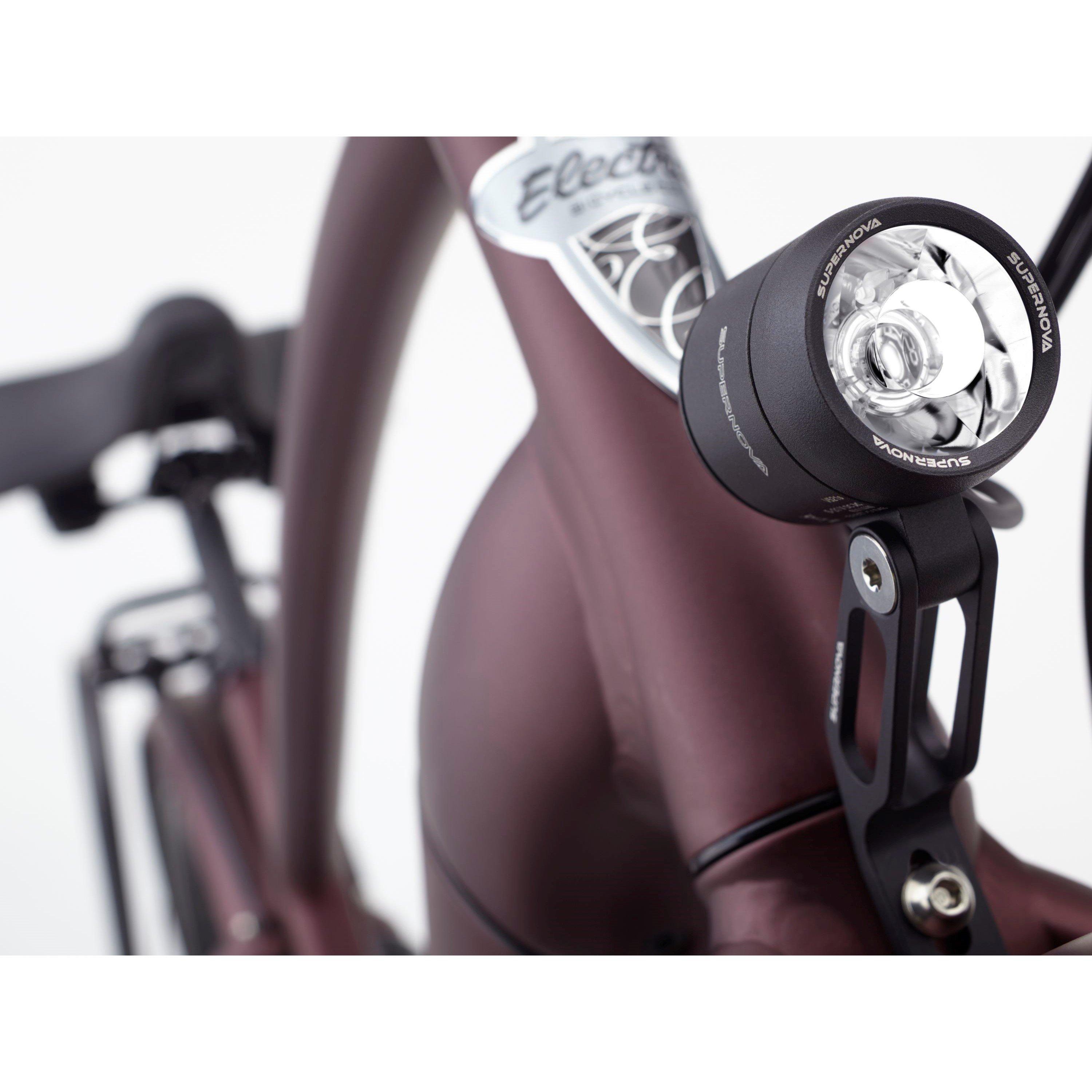 Oxblood - Electra - Townie Path Go! 10D Equipped Step  Over Electric Hybrid Bike - 4