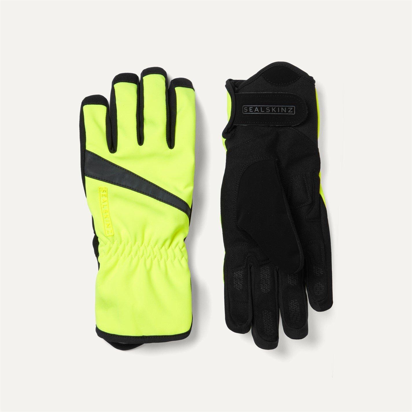 Amarillo negro - Sealskinz - Bodham Waterproof All Weather Cycling Gloves - 1
