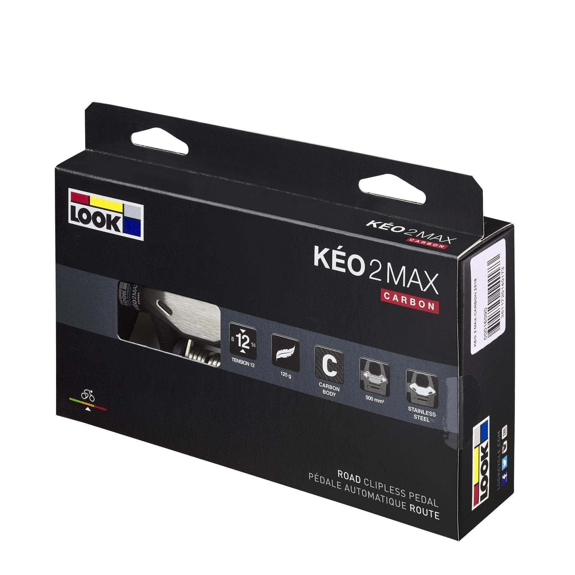Zwart - Look - Keo 2 Max Pedals Adults - 9