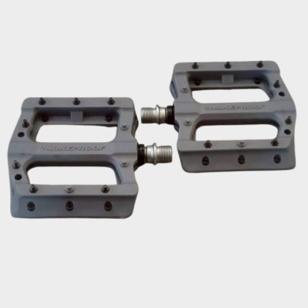 Grey - Nukeproof - Neutron EVO (Electron EVO) Flat Pedals - 2