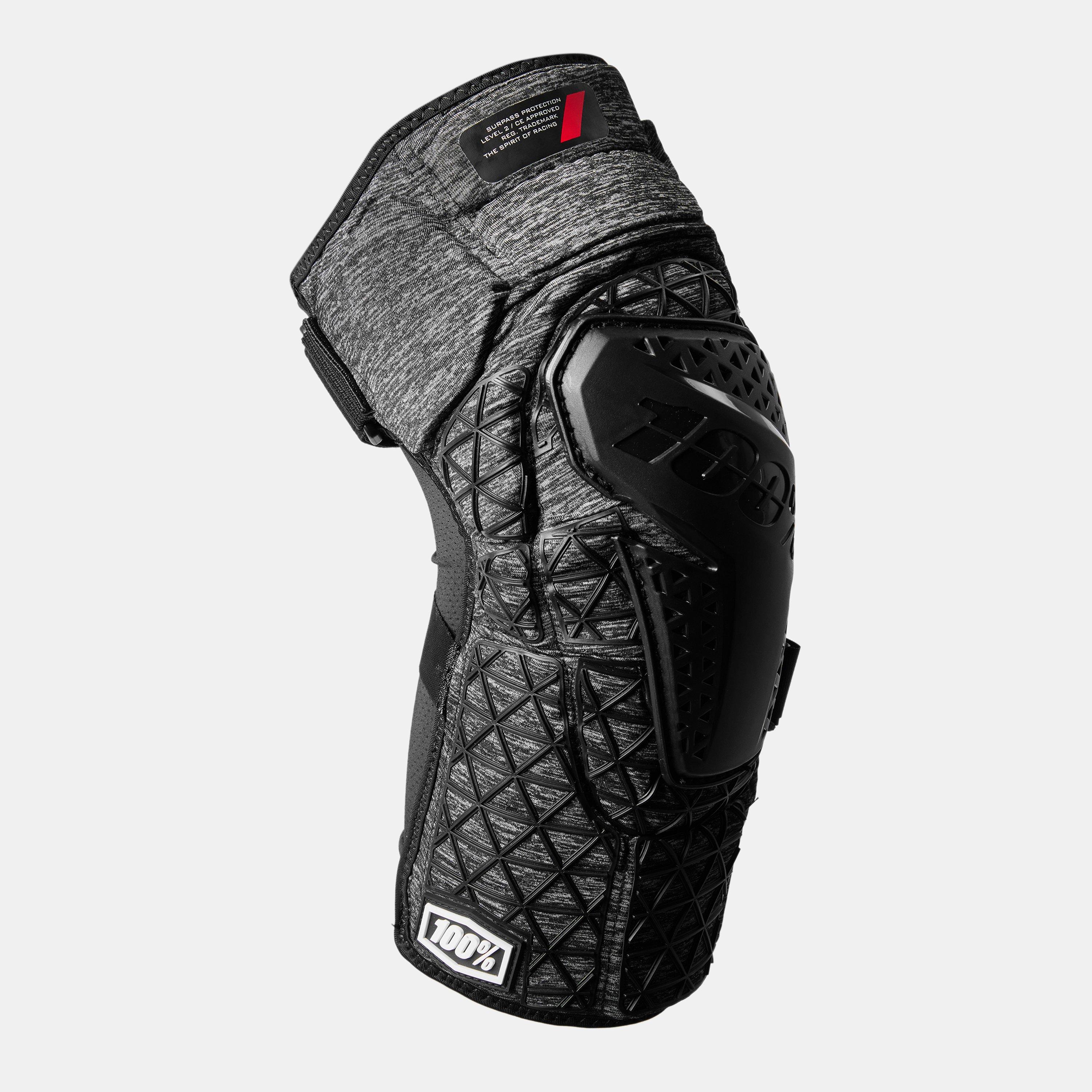 100 Percent Surpass Knee Cycling Body Armour Large Grey - Image 4