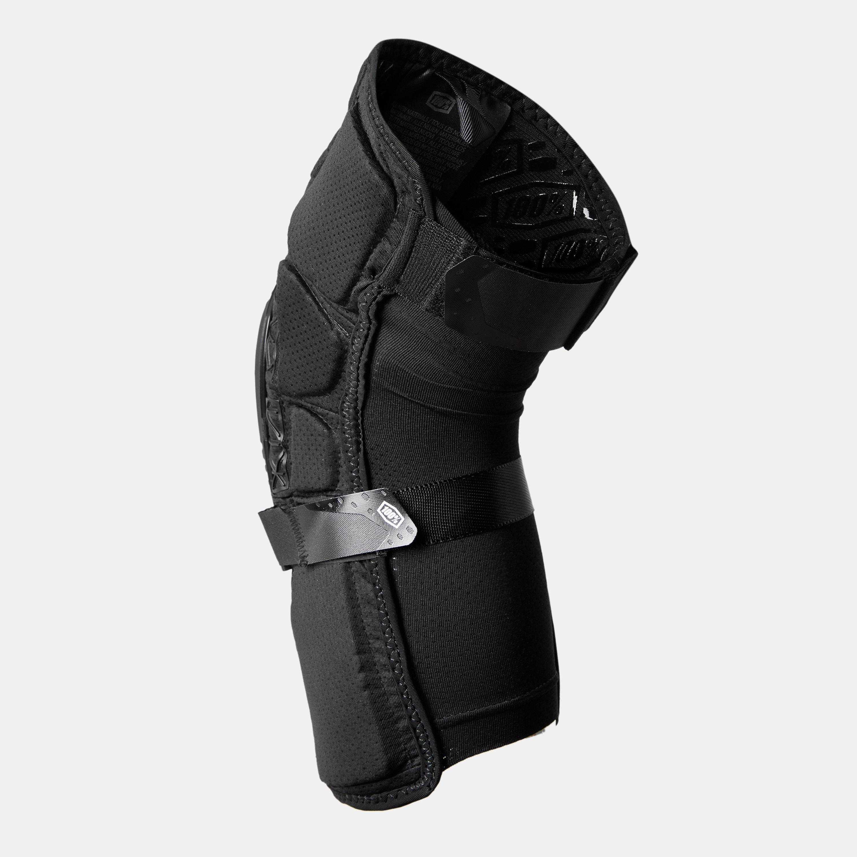 Black - 100 Percent - Knee Cycling Body Armour - 2