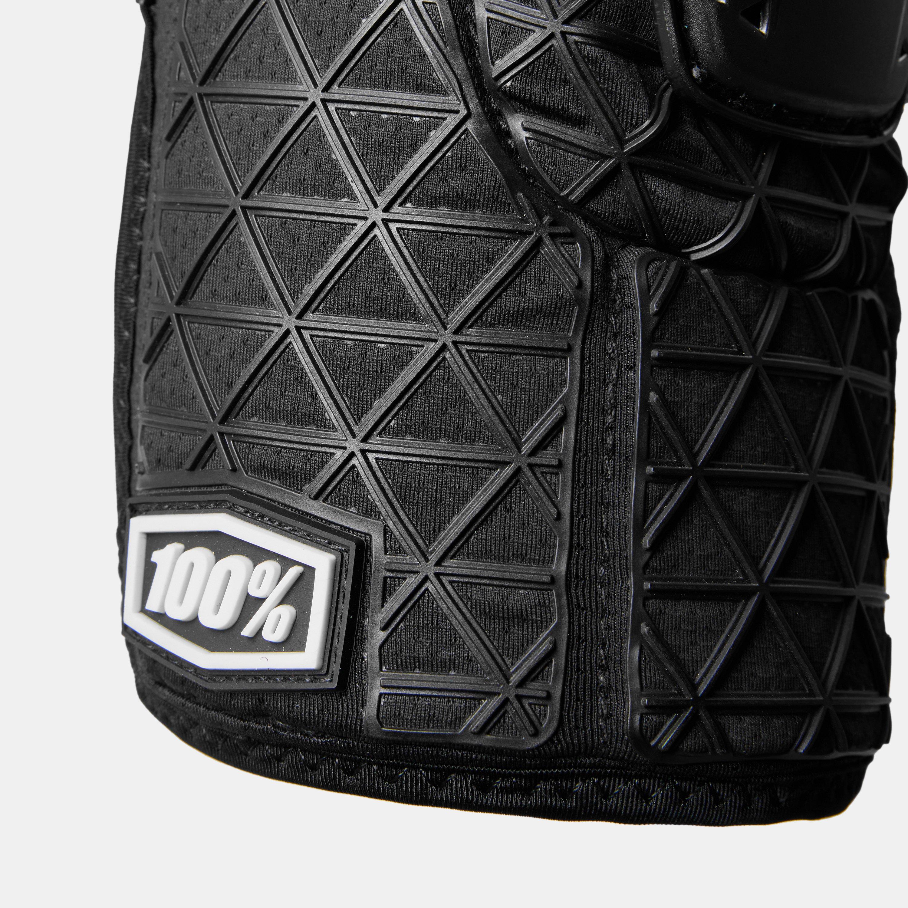 Black - 100 Percent - Knee Cycling Body Armour - 3