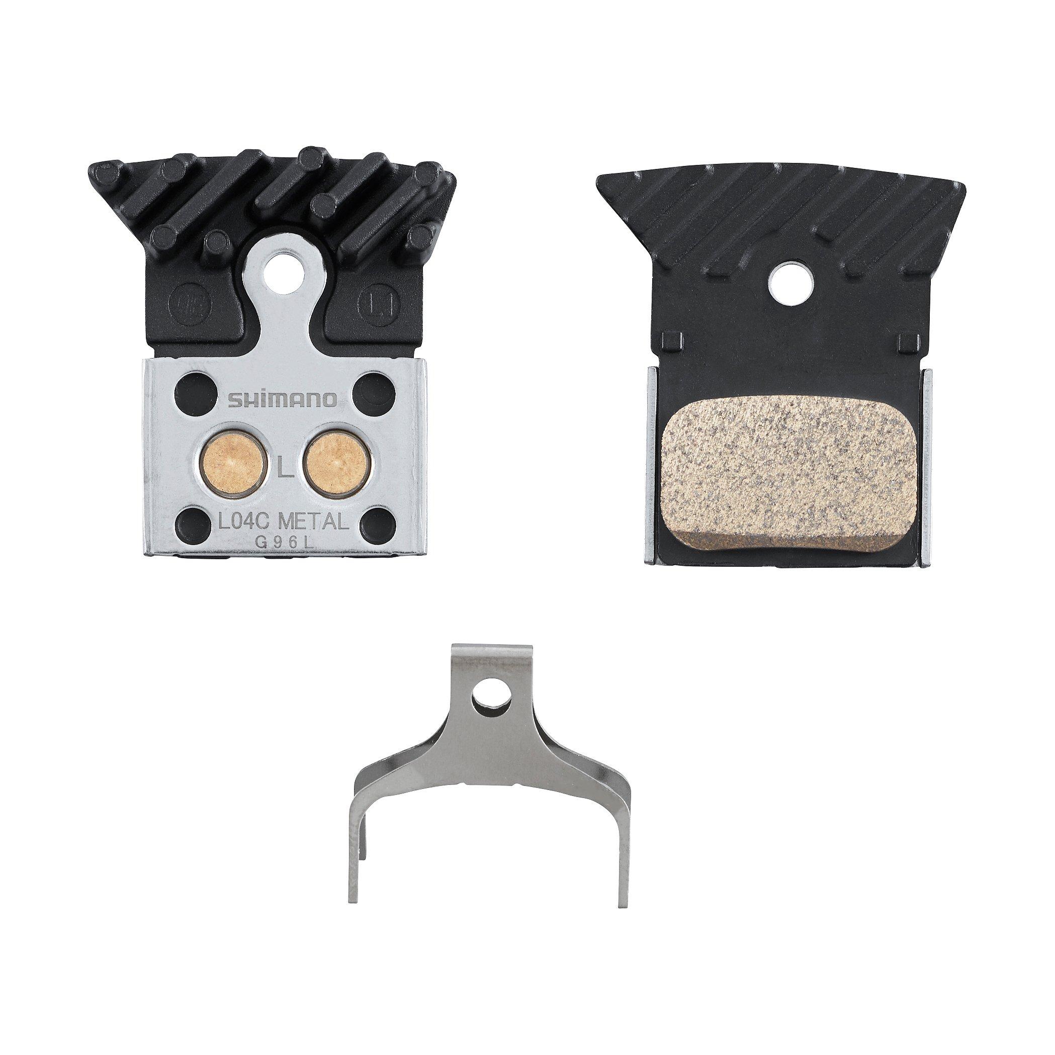 Black - Shimano - L04C Disc Pads With Cooling Fins