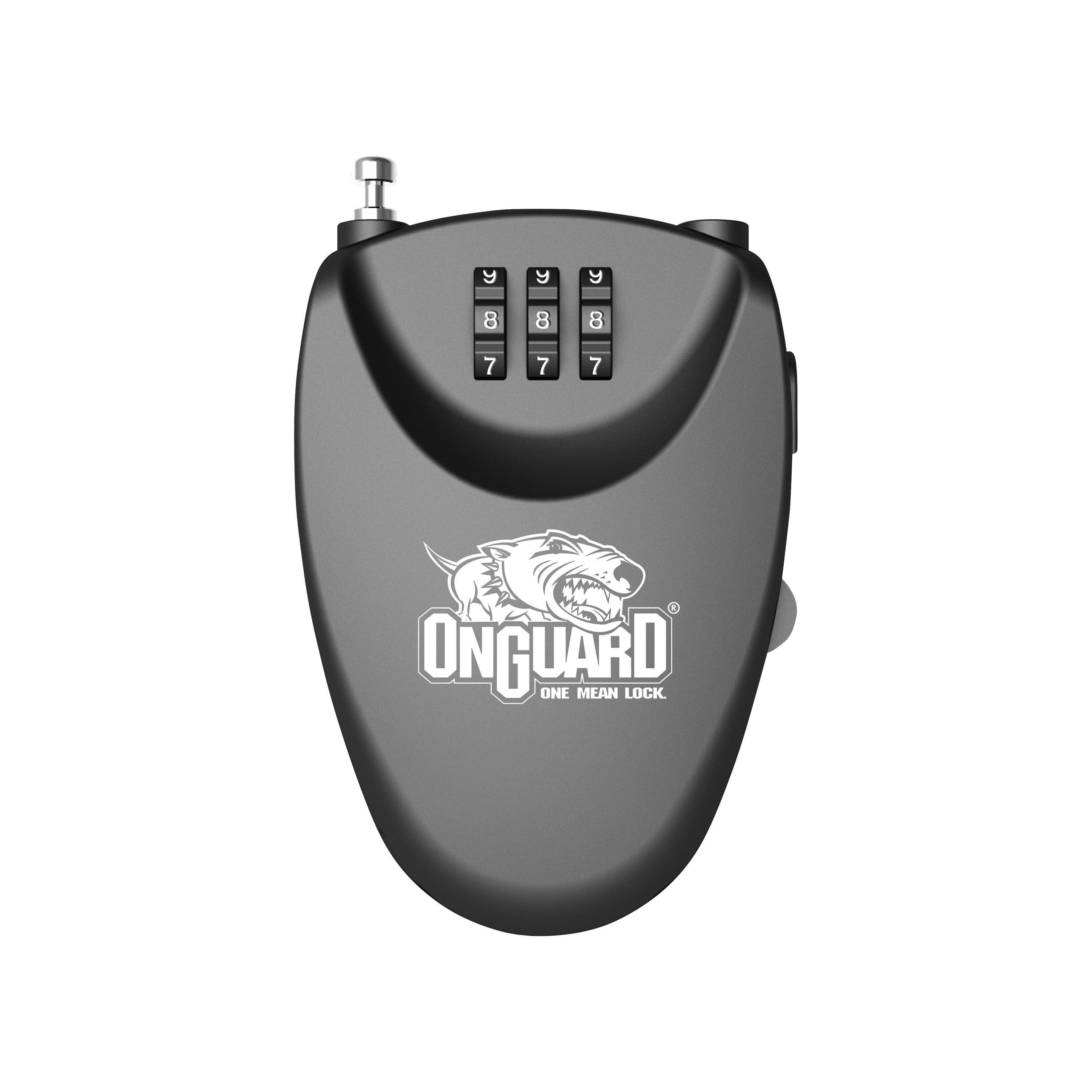 Onguard  Terrier Roller Combo Cable Lock - Black