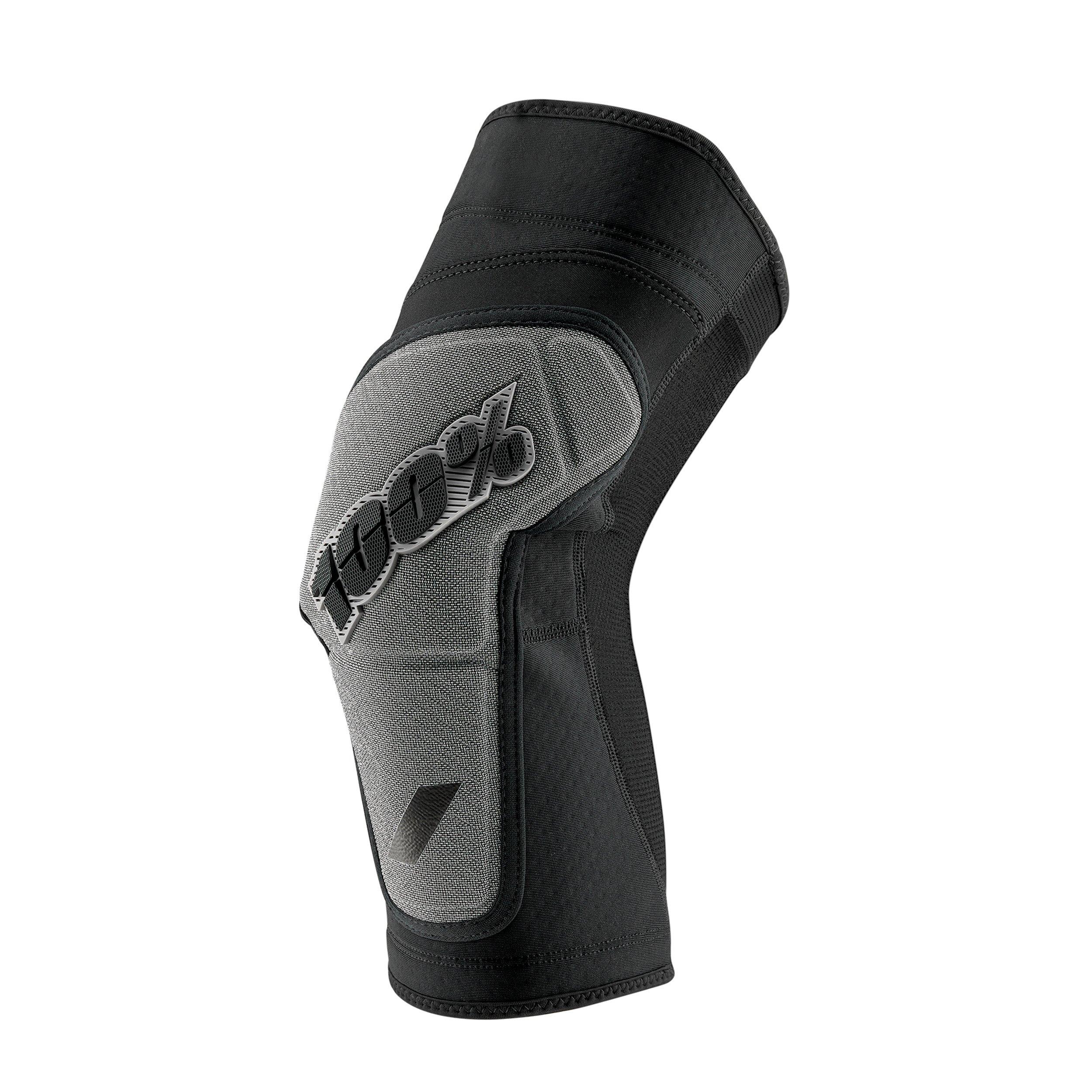 Black Grey - 100 Percent - Ridecamp Knee Guards - 1