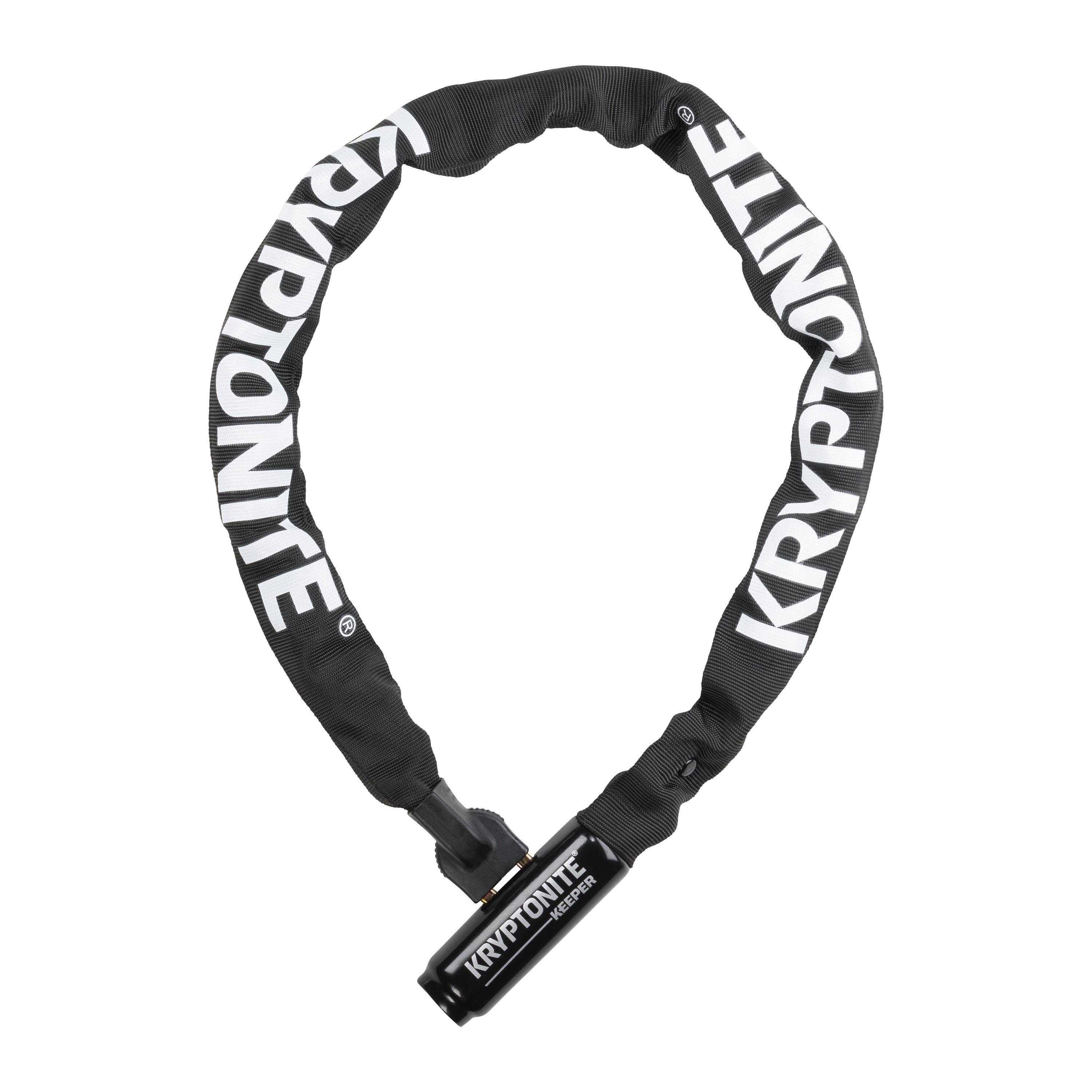 Black - Kryptonite - Keeper 785 Integrated Chain (7mm x 85cm) Sold Secure Bronze - 1