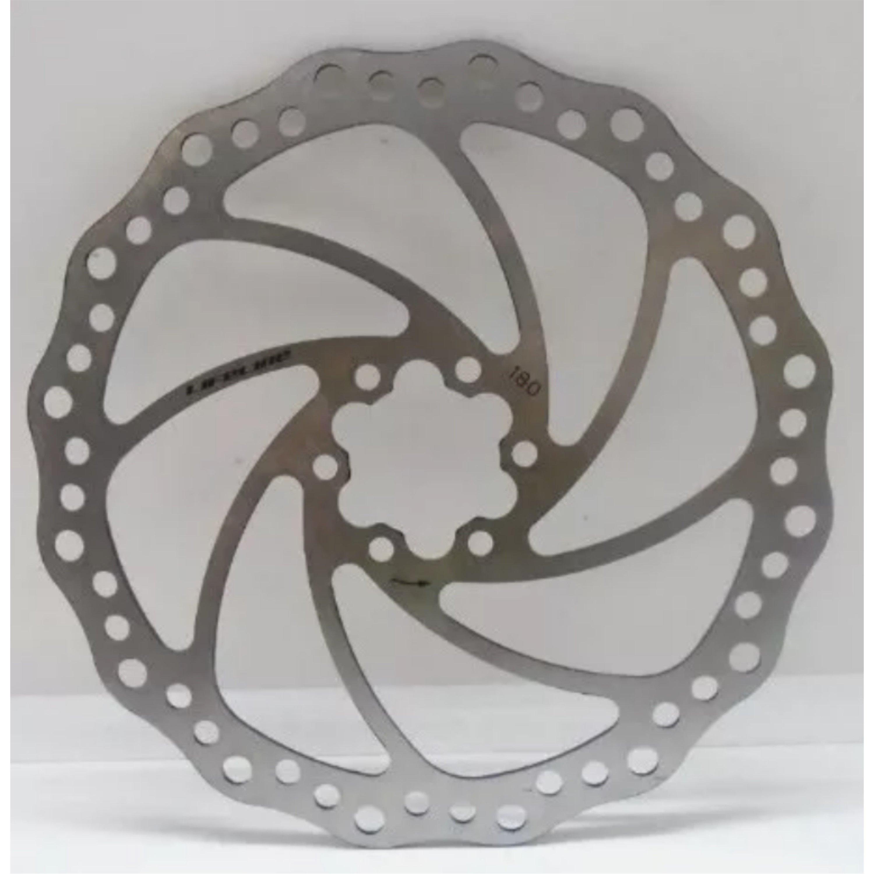 Lifeline  180Mm Disc Brake Rotor - Silver