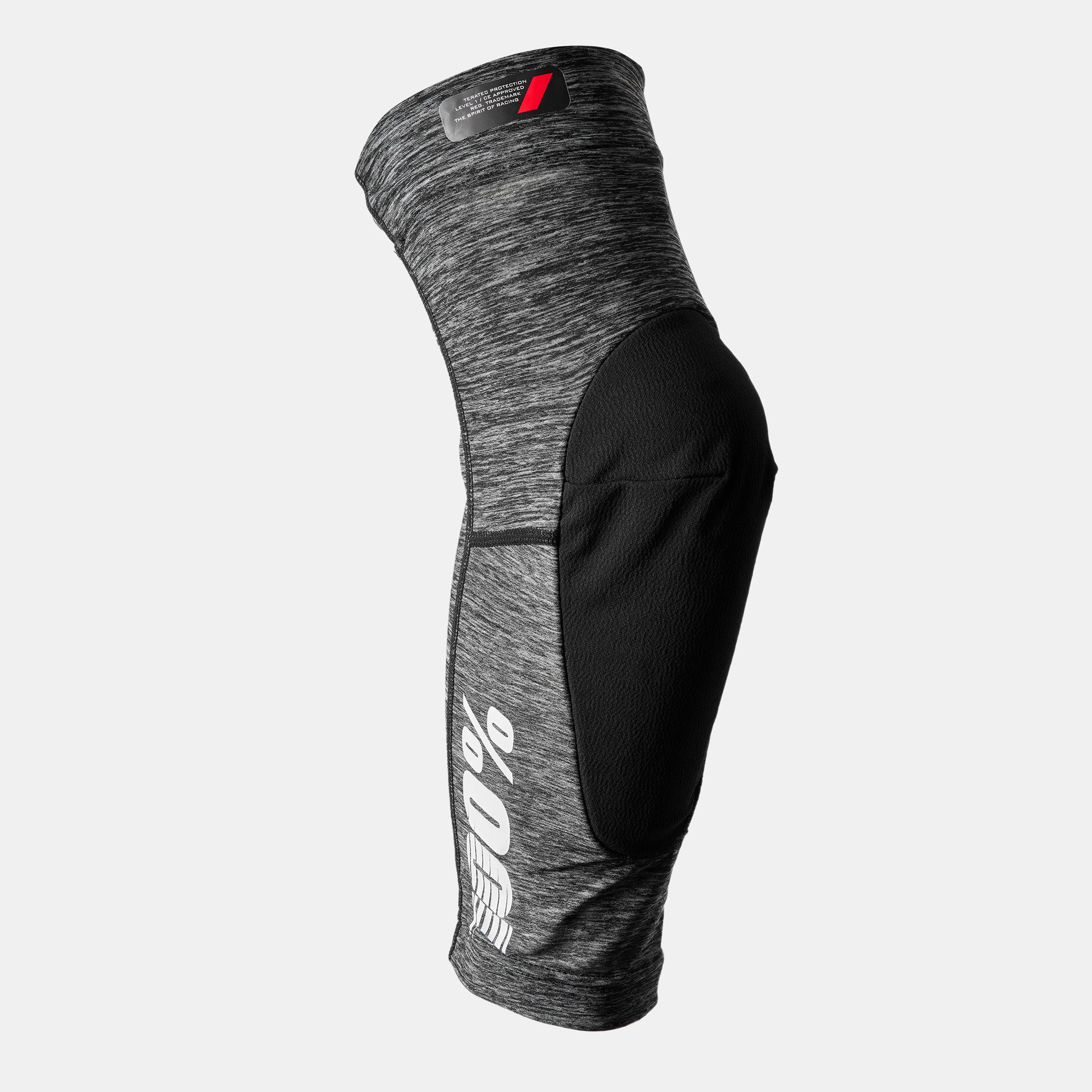 100 Percent  Teratec Knee Guards - Heather Grey - X Large