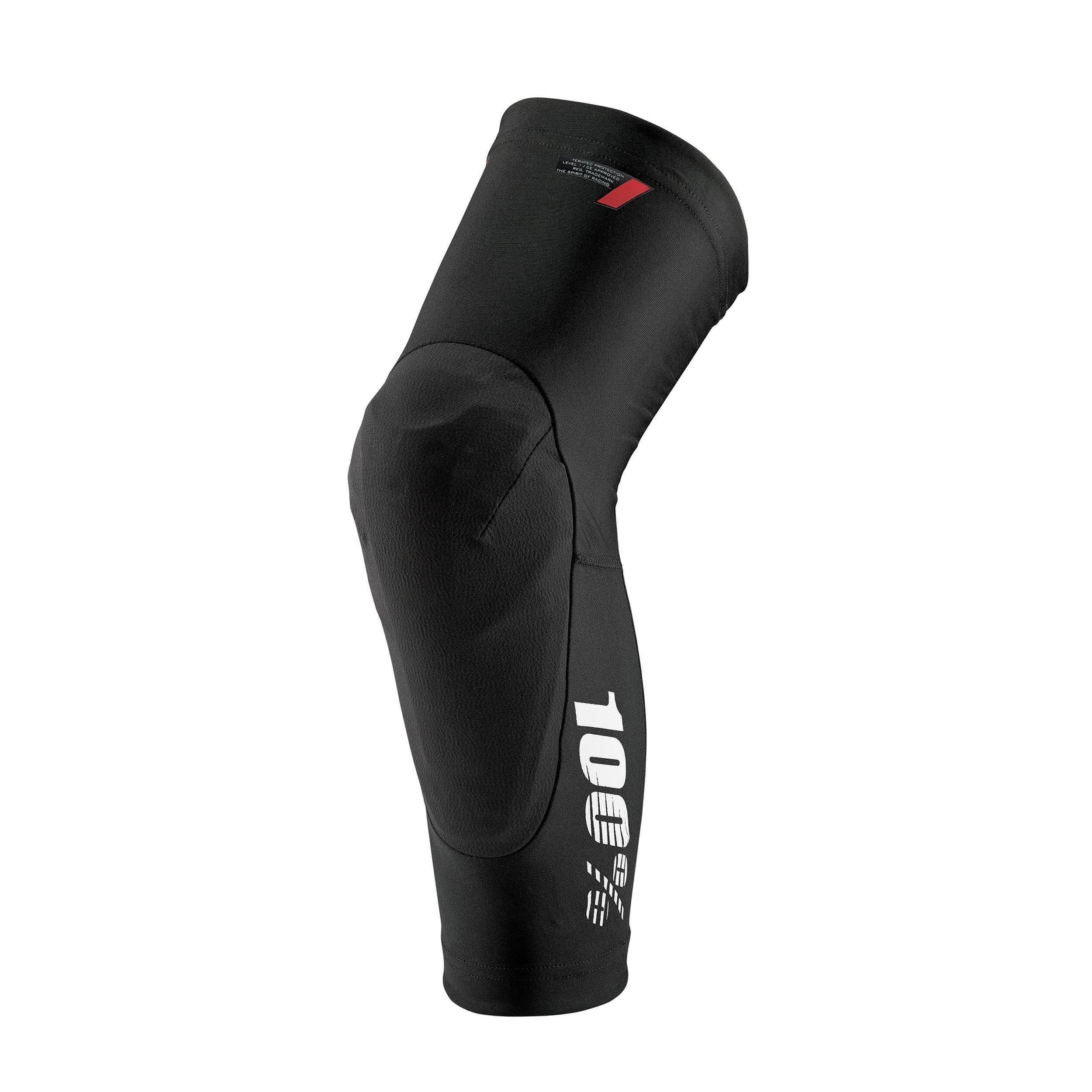 100 Percent  Teratec Knee Guards - Black - X Large