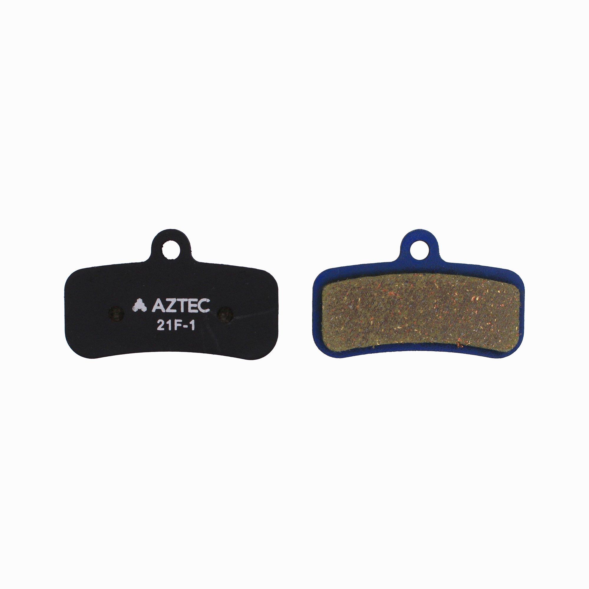 Zwart - Aztec - Organic Shimano 4 Piston Brake Pads M1620/M7120/M8120 Deore/SLX/XT/Saint/Zee