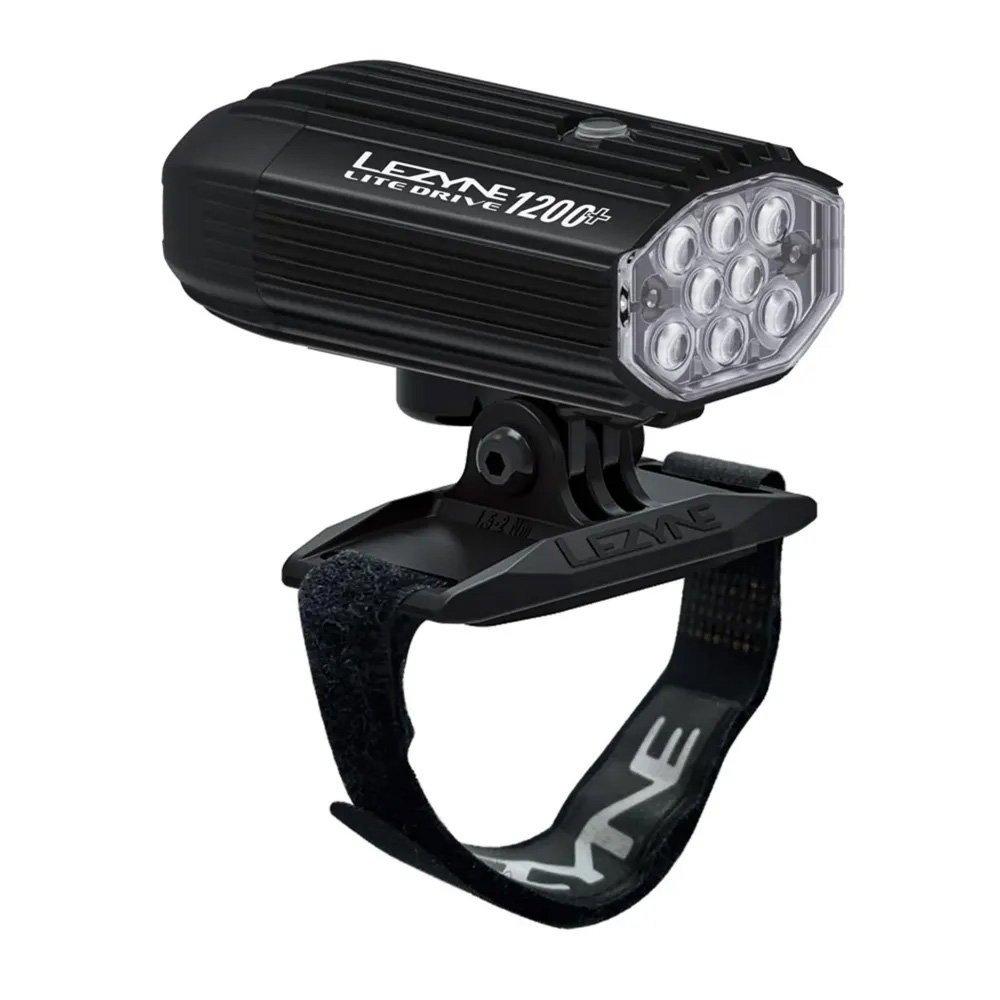 Black - Lezyne - Helmet Lite Drive 1200+ LED Helmet Light - 4
