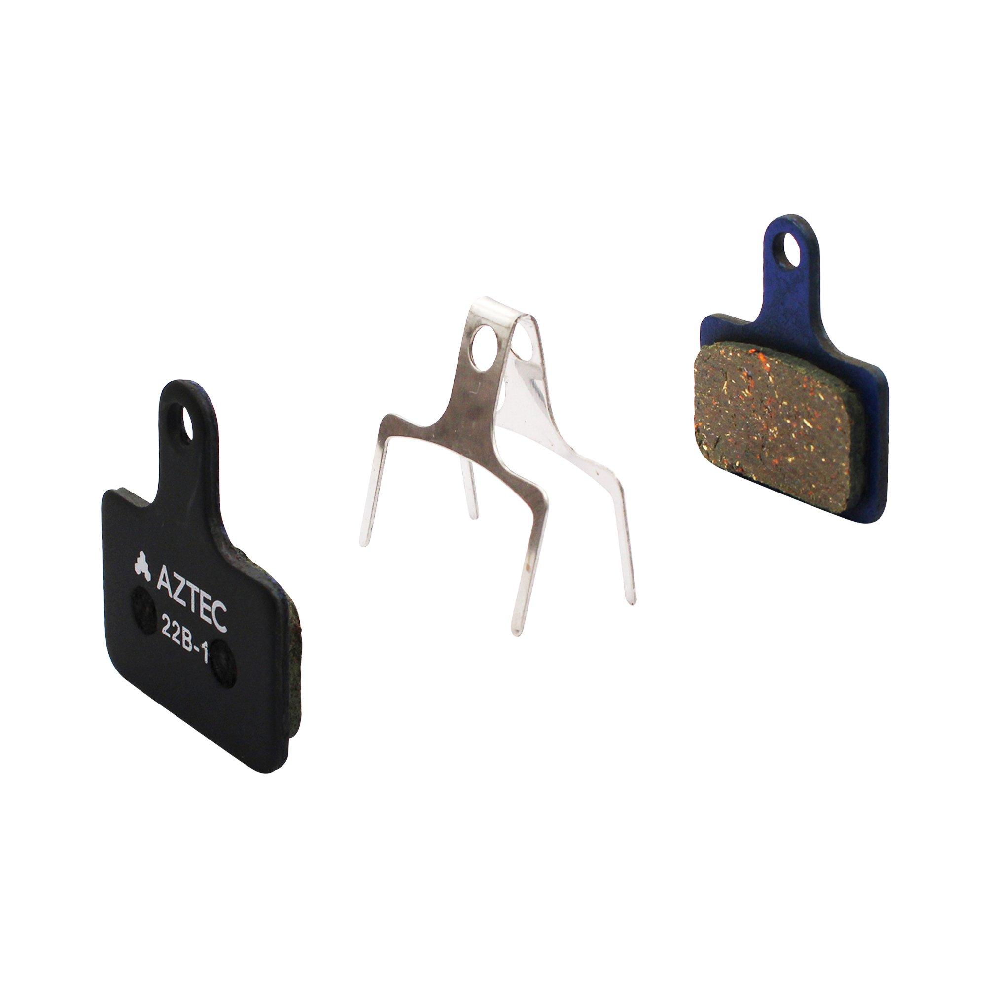 Zwart - Aztec - Organic Shimano Flat Mount Brake Pads Tiagra/105/Ultegra/GRX