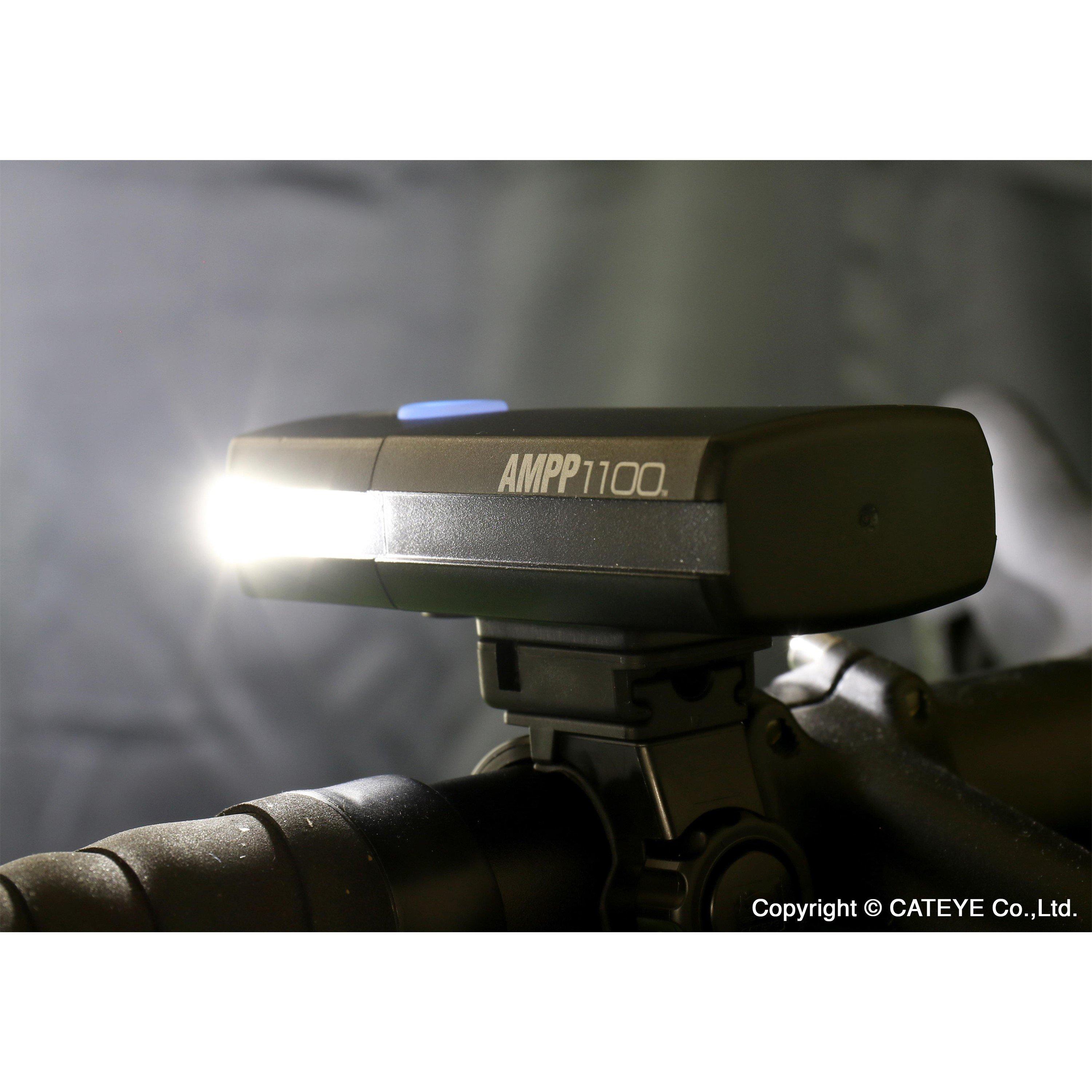 Black - Cateye - AMPP 1100 Front Light - 3