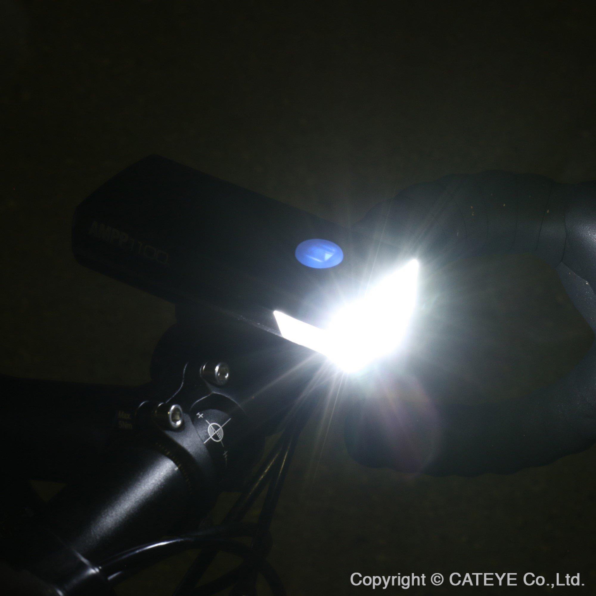 Black - Cateye - AMPP 1100 Front Light - 4