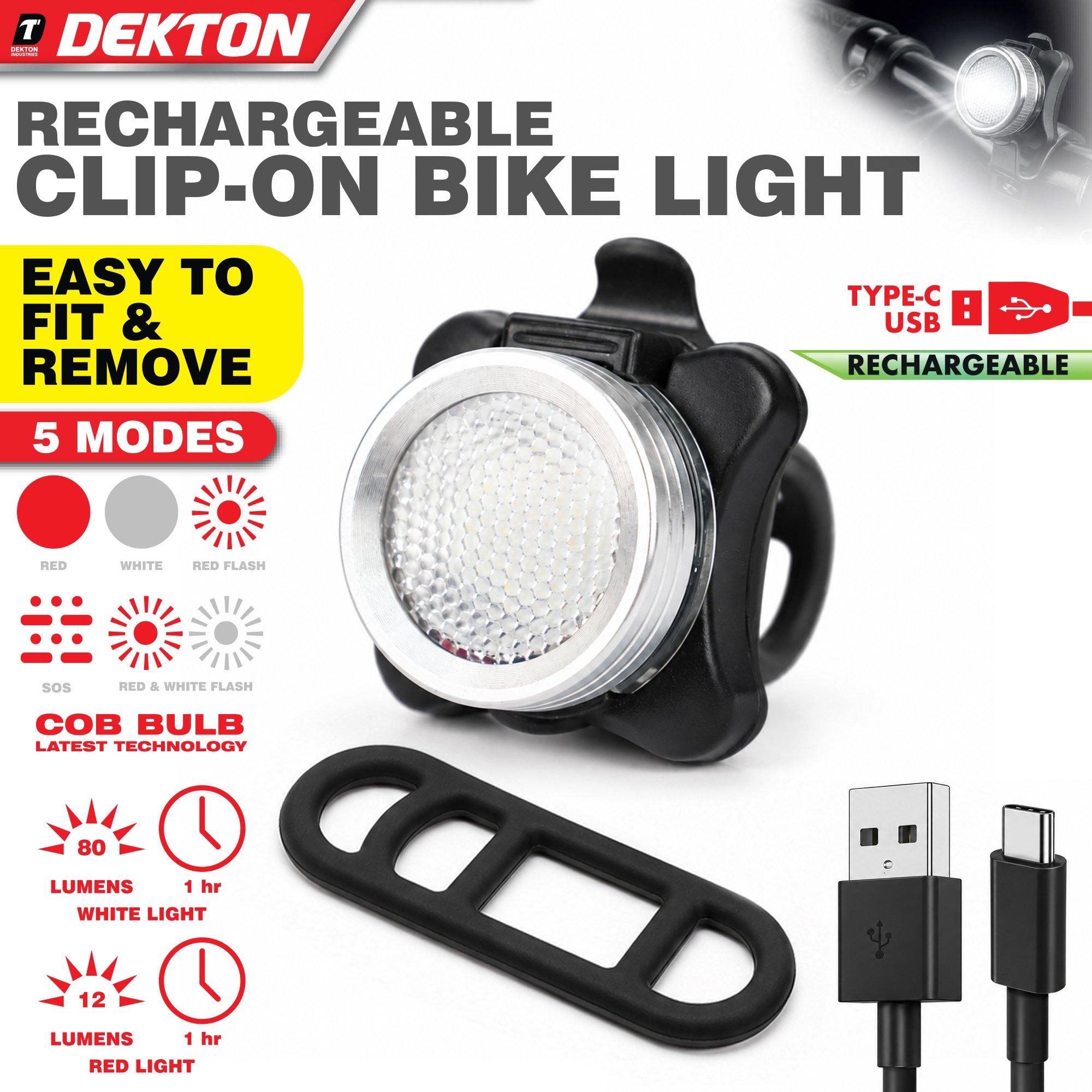 Nero - Dekton - Dekton Rechargeable clip on bike light - 5