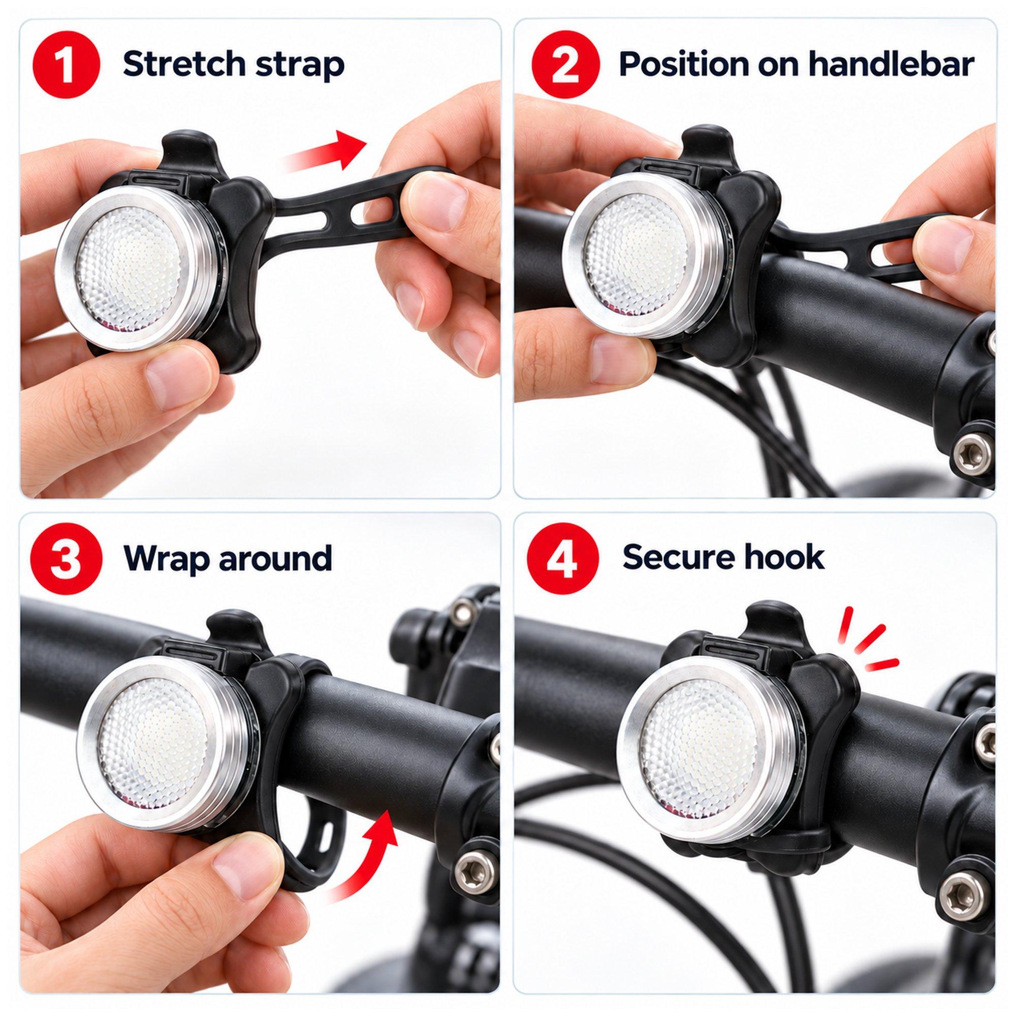 Nero - Dekton - Dekton Rechargeable clip on bike light - 6