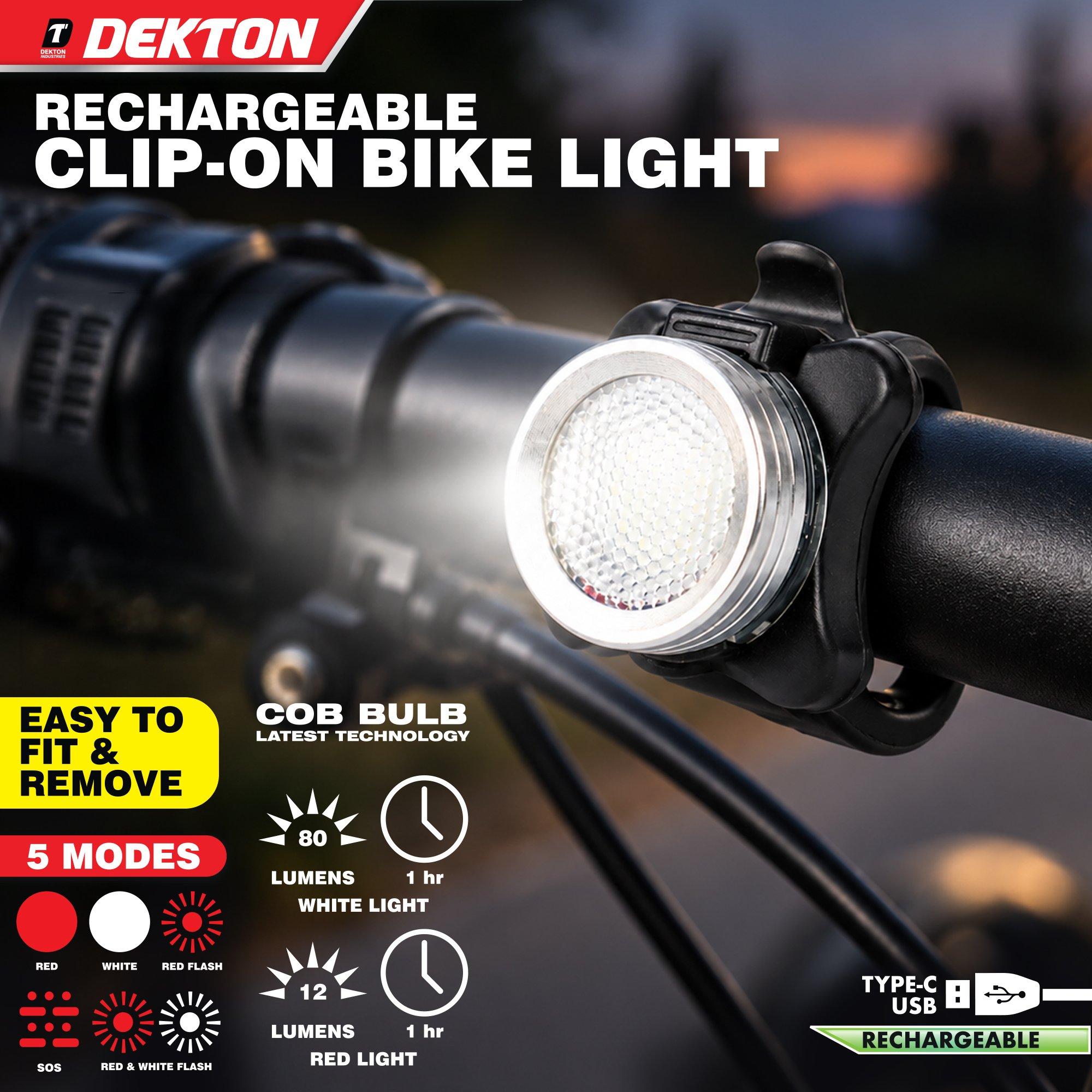 Nero - Dekton - Dekton Rechargeable clip on bike light - 8