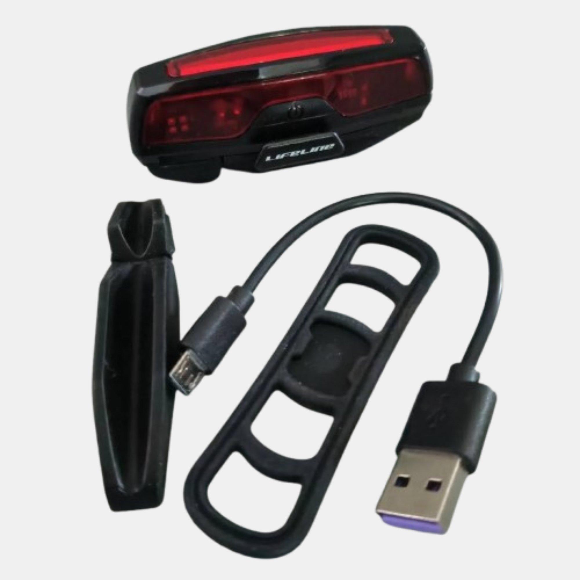 Black - LifeLine - Aero Beam 50 Rear Light - 7