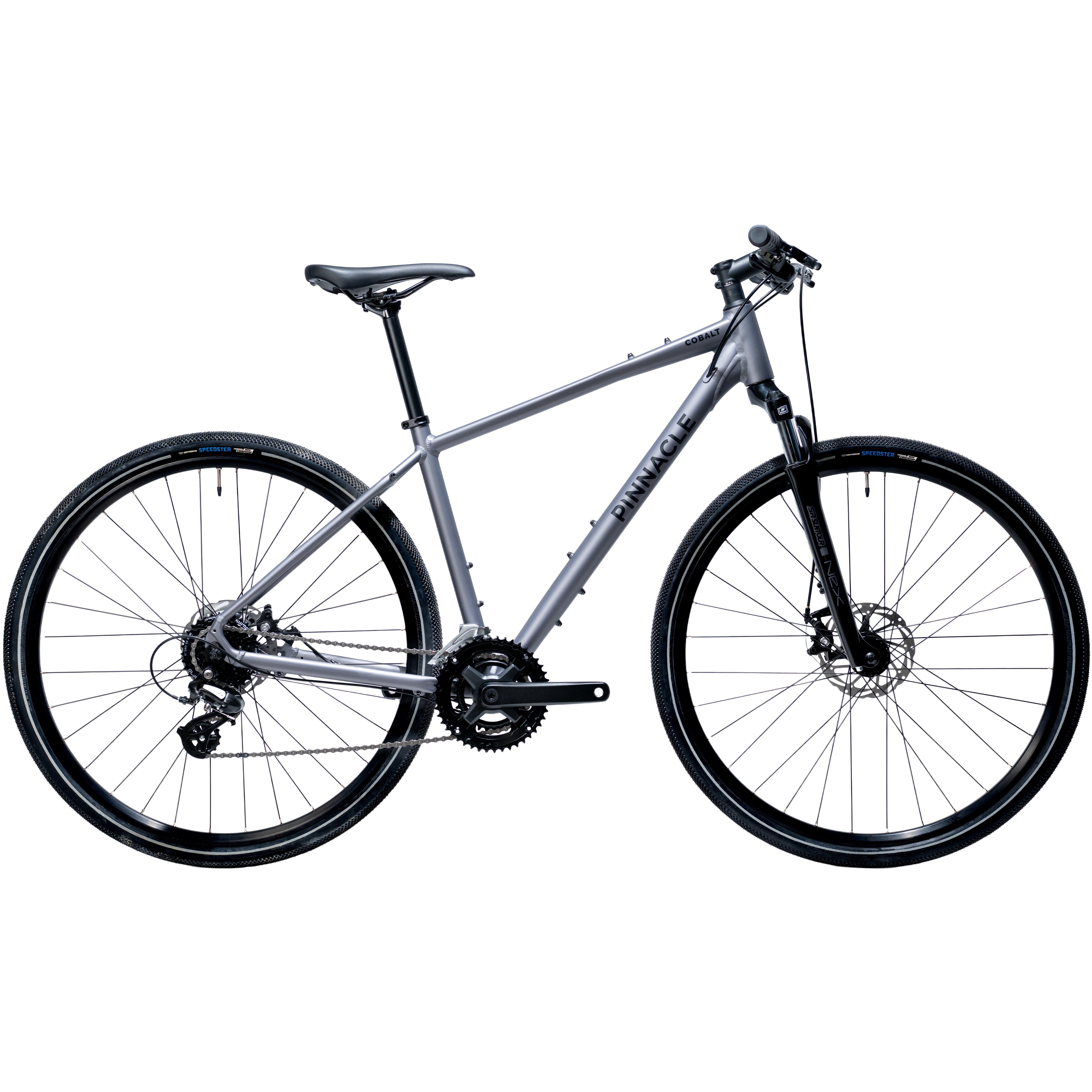 Grey - Pinnacle - Cobalt Hybrid Bike - 1