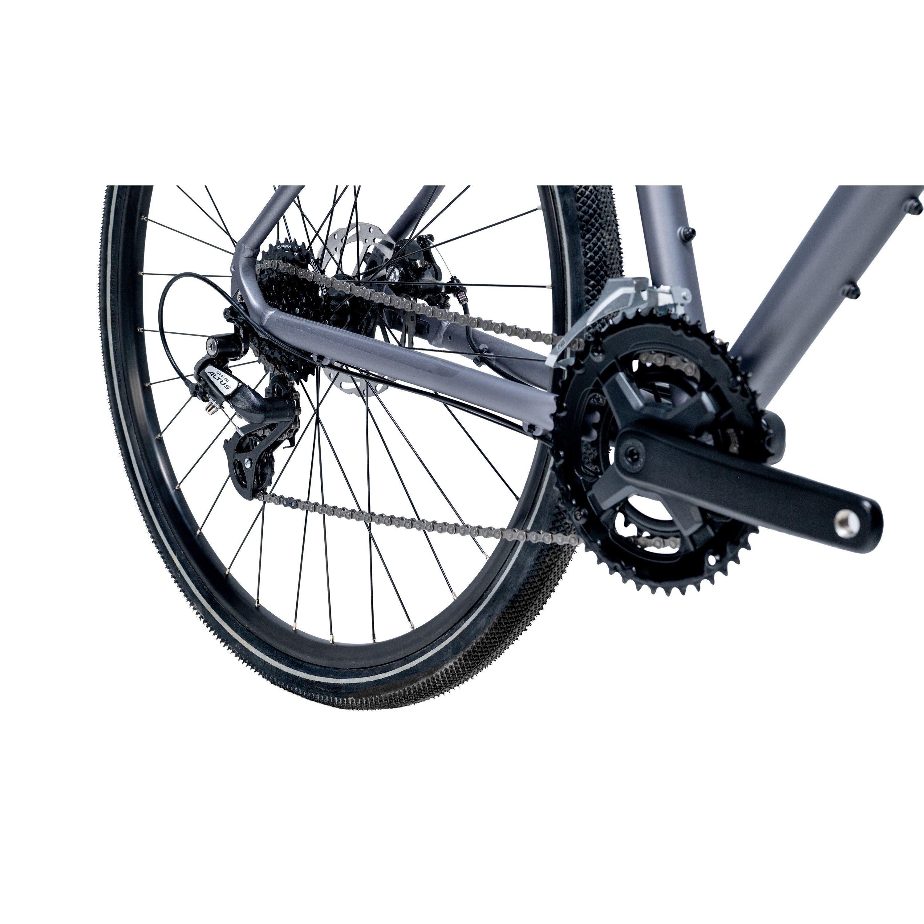 Grey - Pinnacle - Cobalt Hybrid Bike - 7