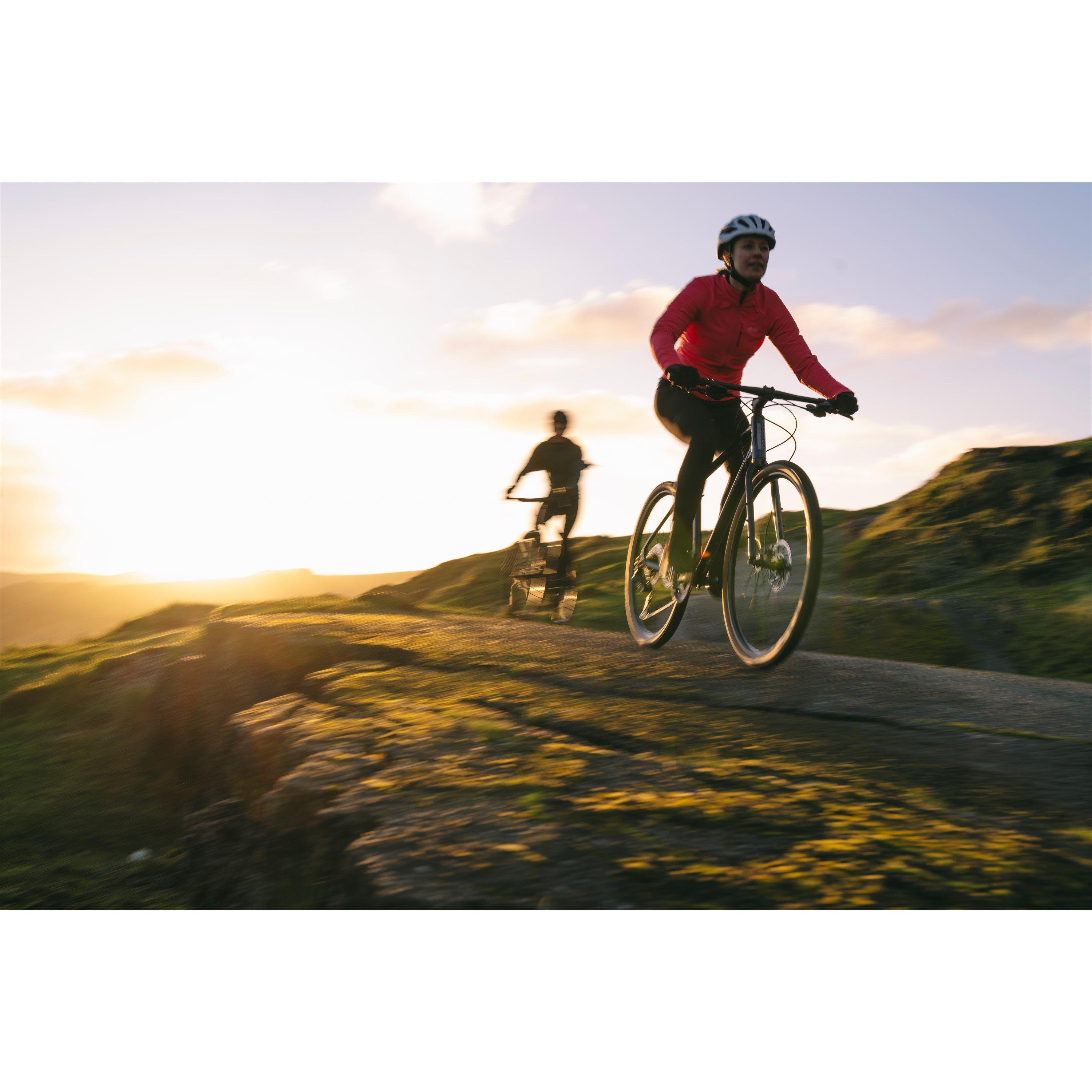 Blue - Pinnacle - Cerium Flat Bar Hybrid Bike - 11