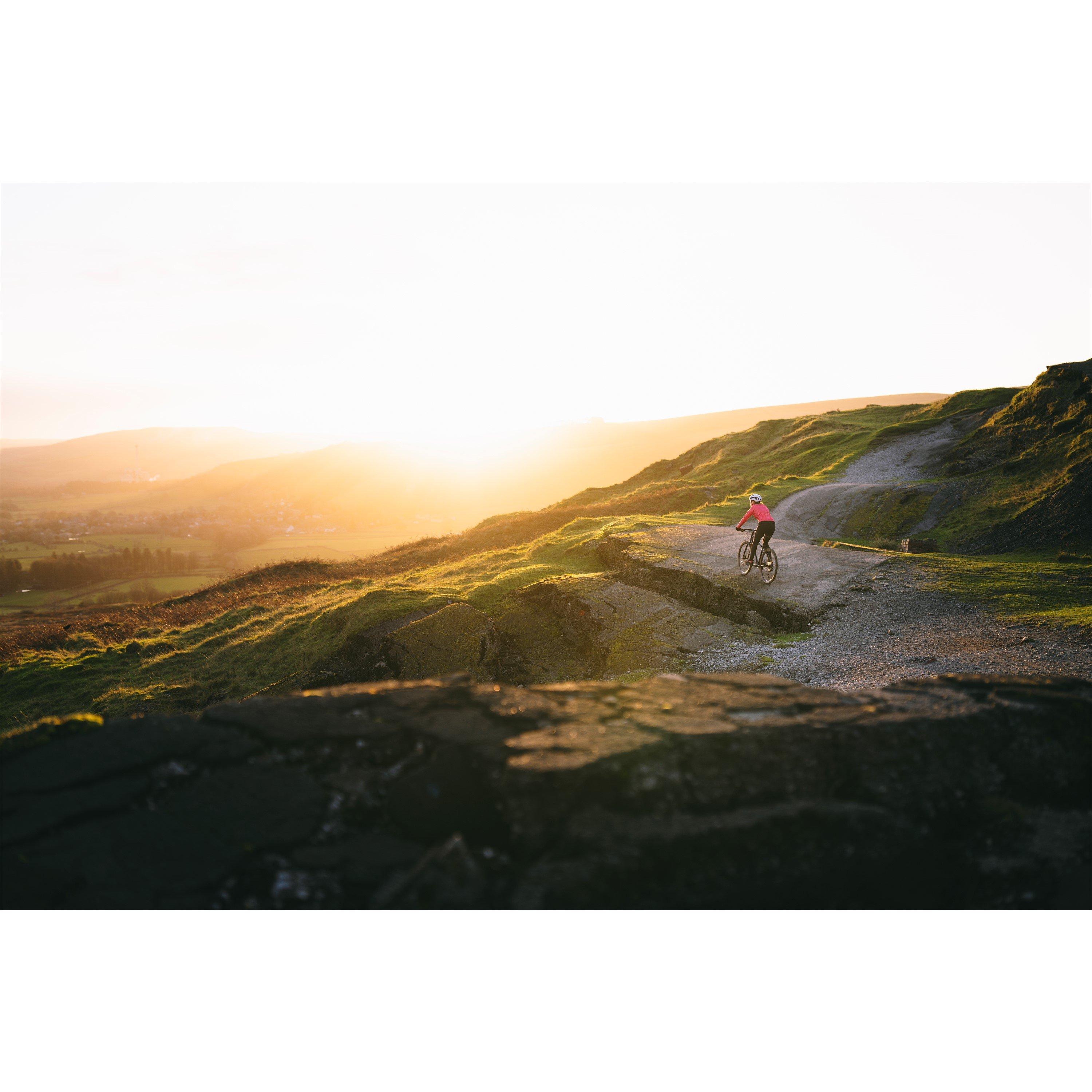 Blue - Pinnacle - Cerium Flat Bar Hybrid Bike - 12