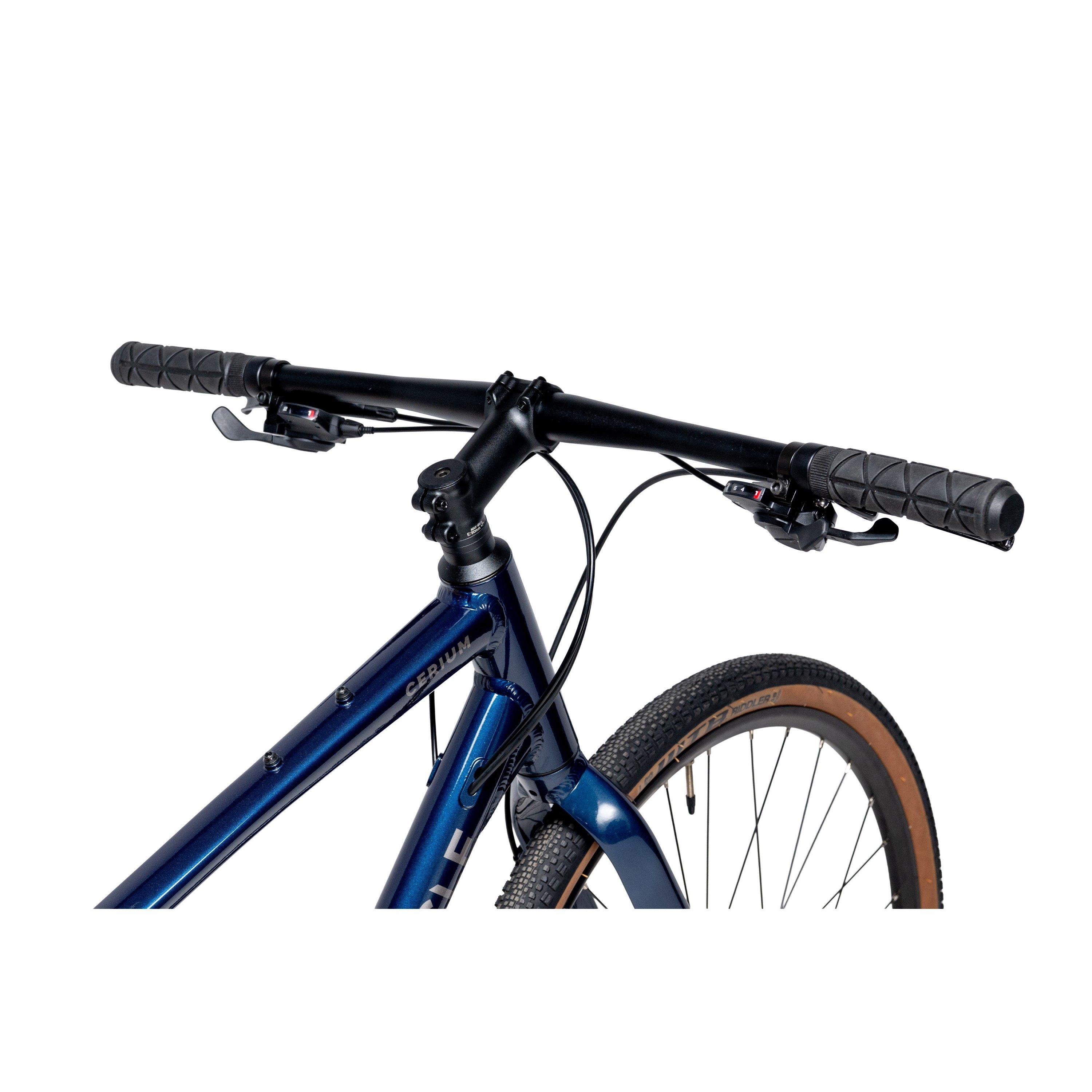 Blue - Pinnacle - Cerium Flat Bar Hybrid Bike - 4
