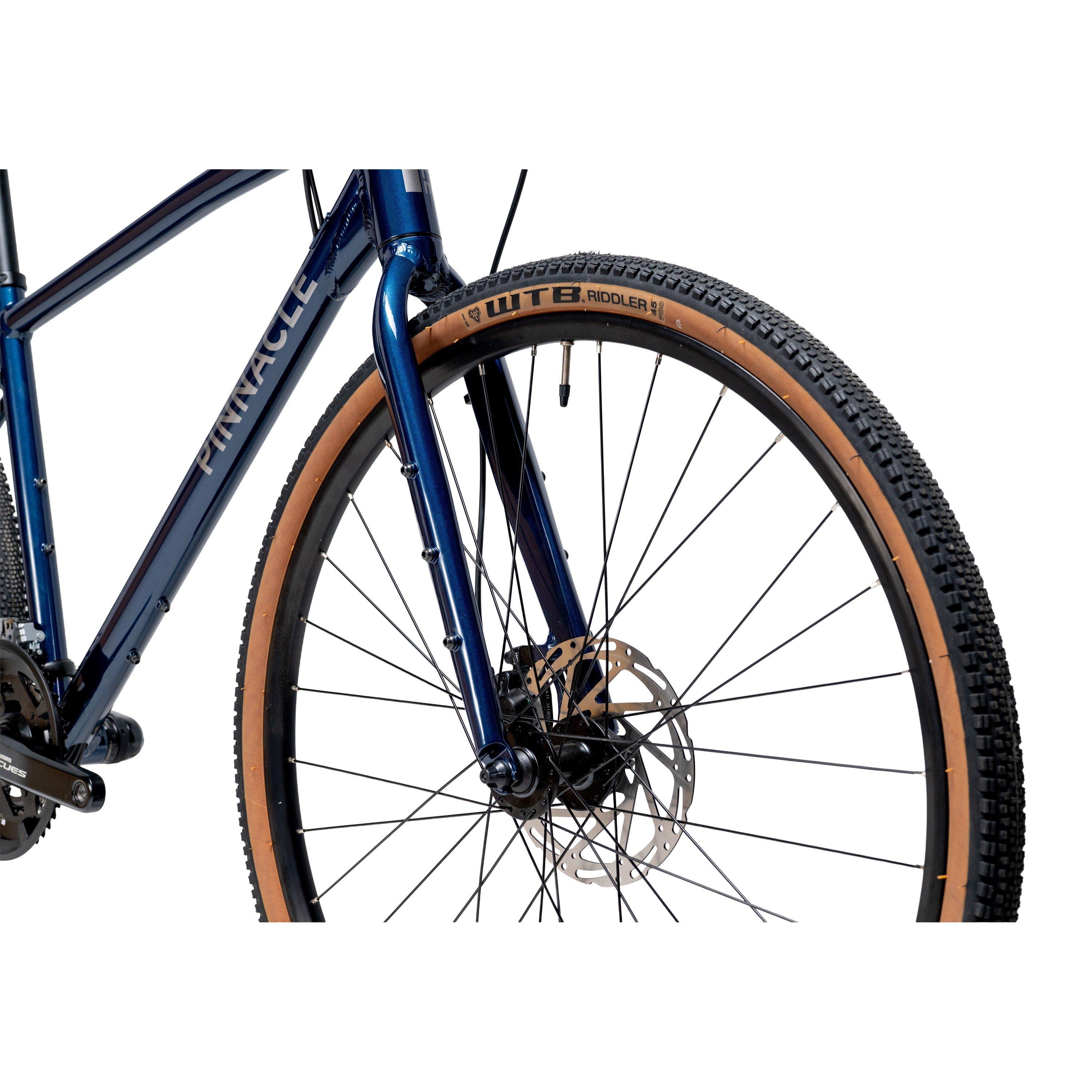 Blue - Pinnacle - Cerium Flat Bar Hybrid Bike - 5
