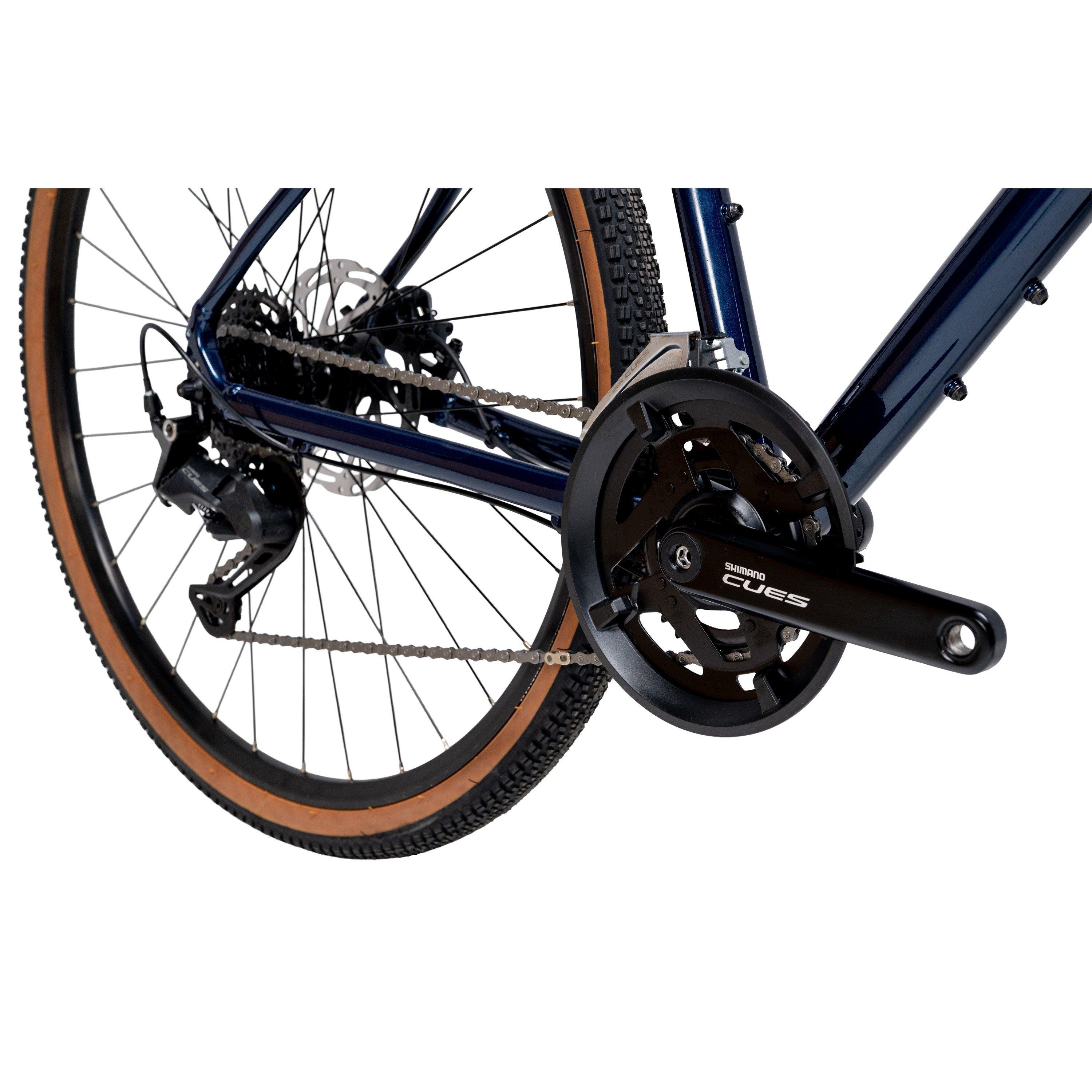 Blue - Pinnacle - Cerium Flat Bar Hybrid Bike - 6