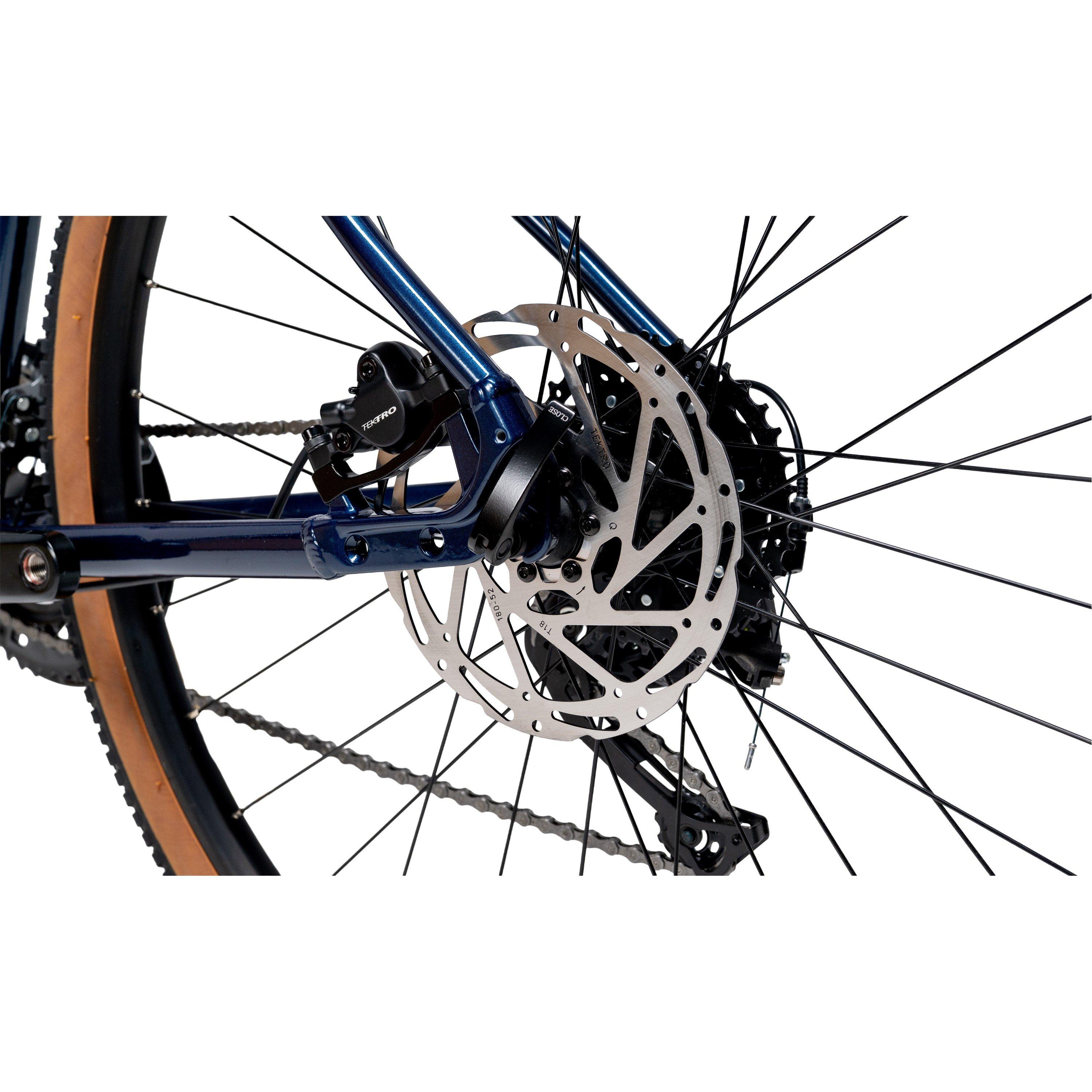 Blue - Pinnacle - Cerium Flat Bar Hybrid Bike - 7