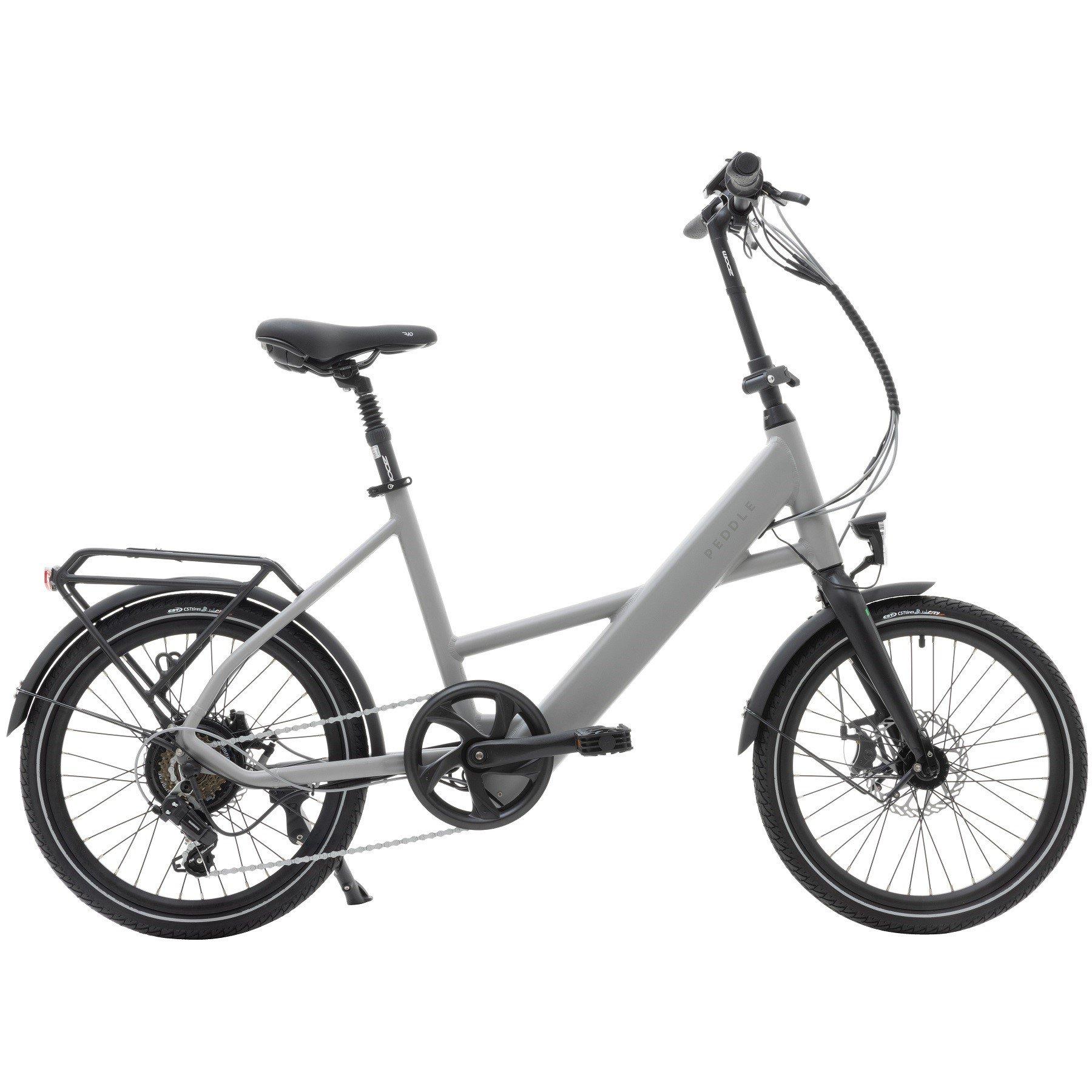 Grey - Peddle - GO Electric Hybrid Bike - 1
