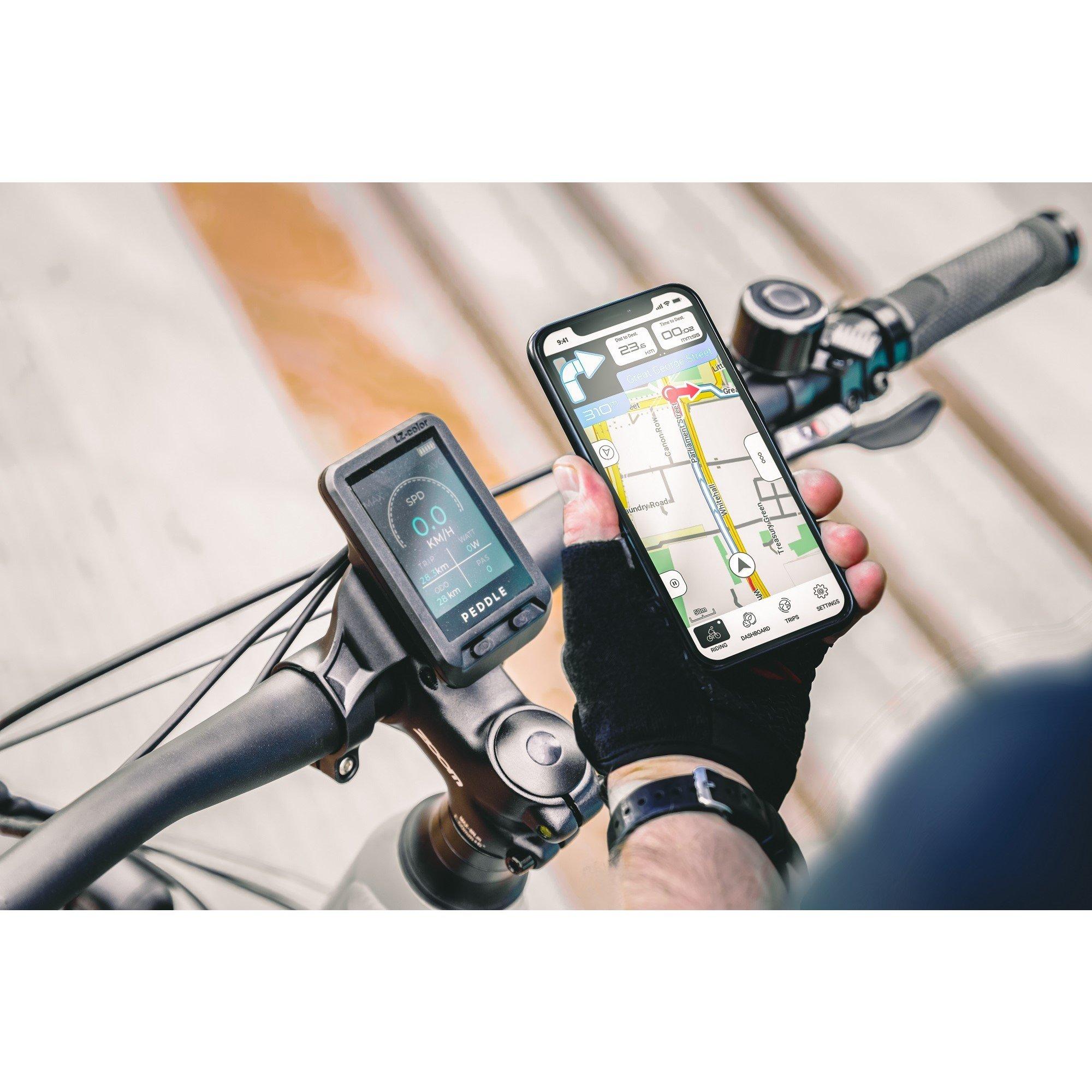 Grey - Peddle - STEP Electric Low Step Hybrid Bike - 4