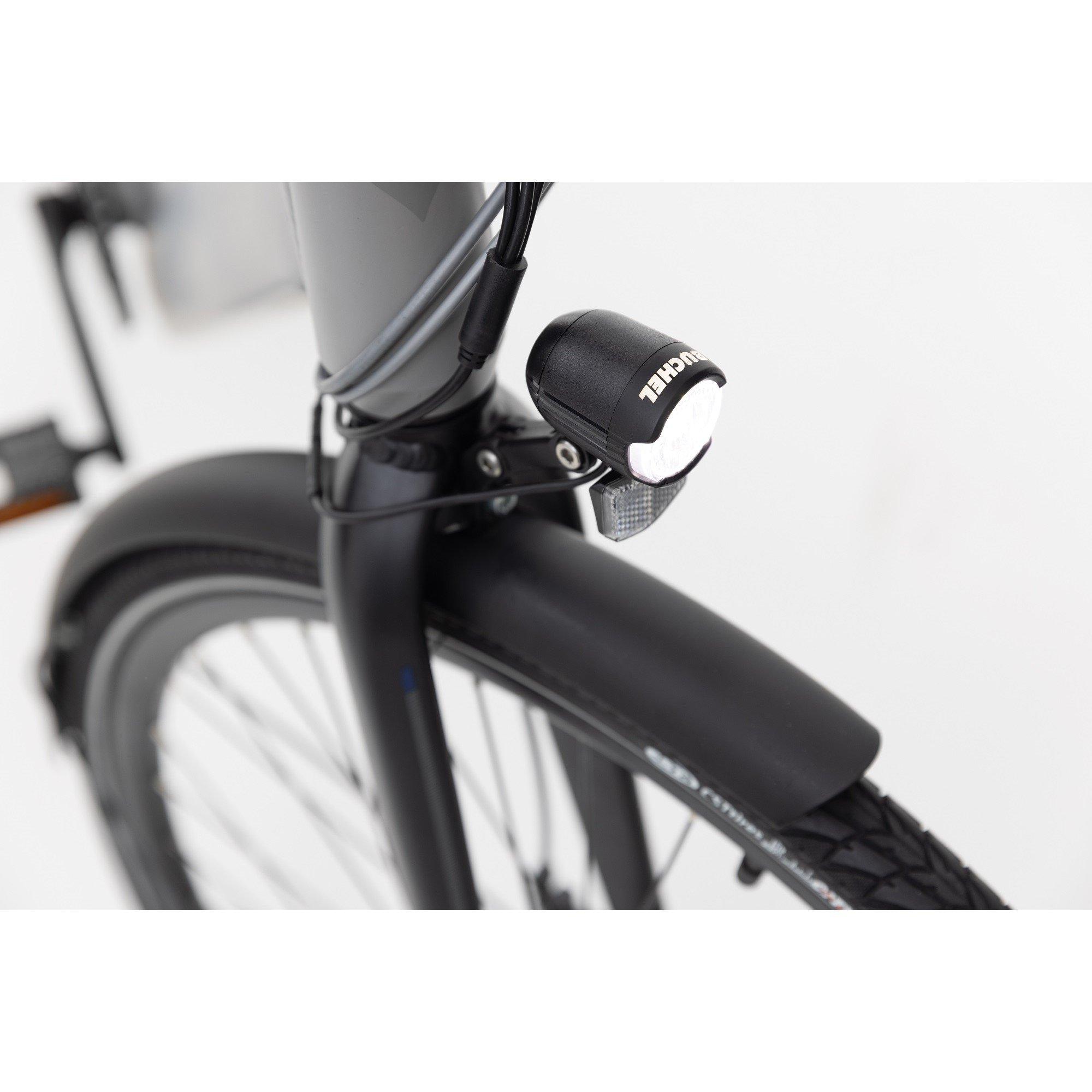 Grey - Peddle - STEP Electric Low Step Hybrid Bike - 5