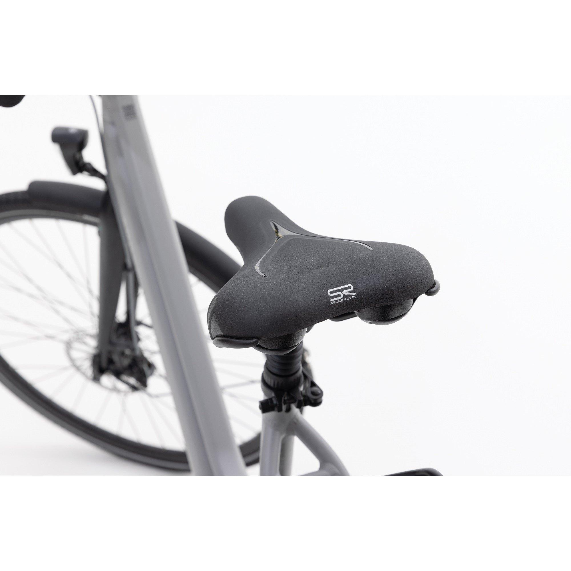 Grey - Peddle - STEP Electric Low Step Hybrid Bike - 6