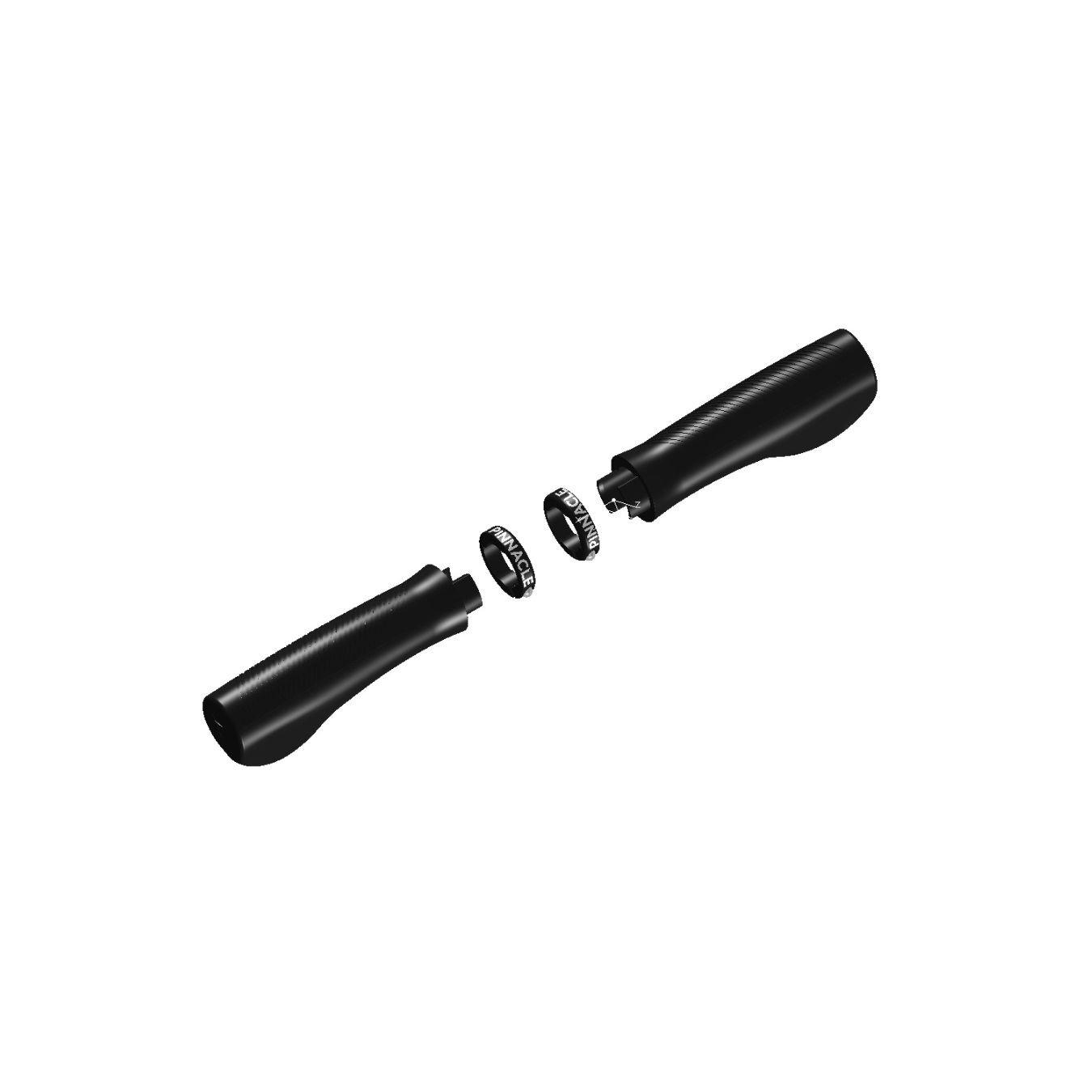 Crna - Pinnacle - Lock-On-Grip Bike Grips - 1