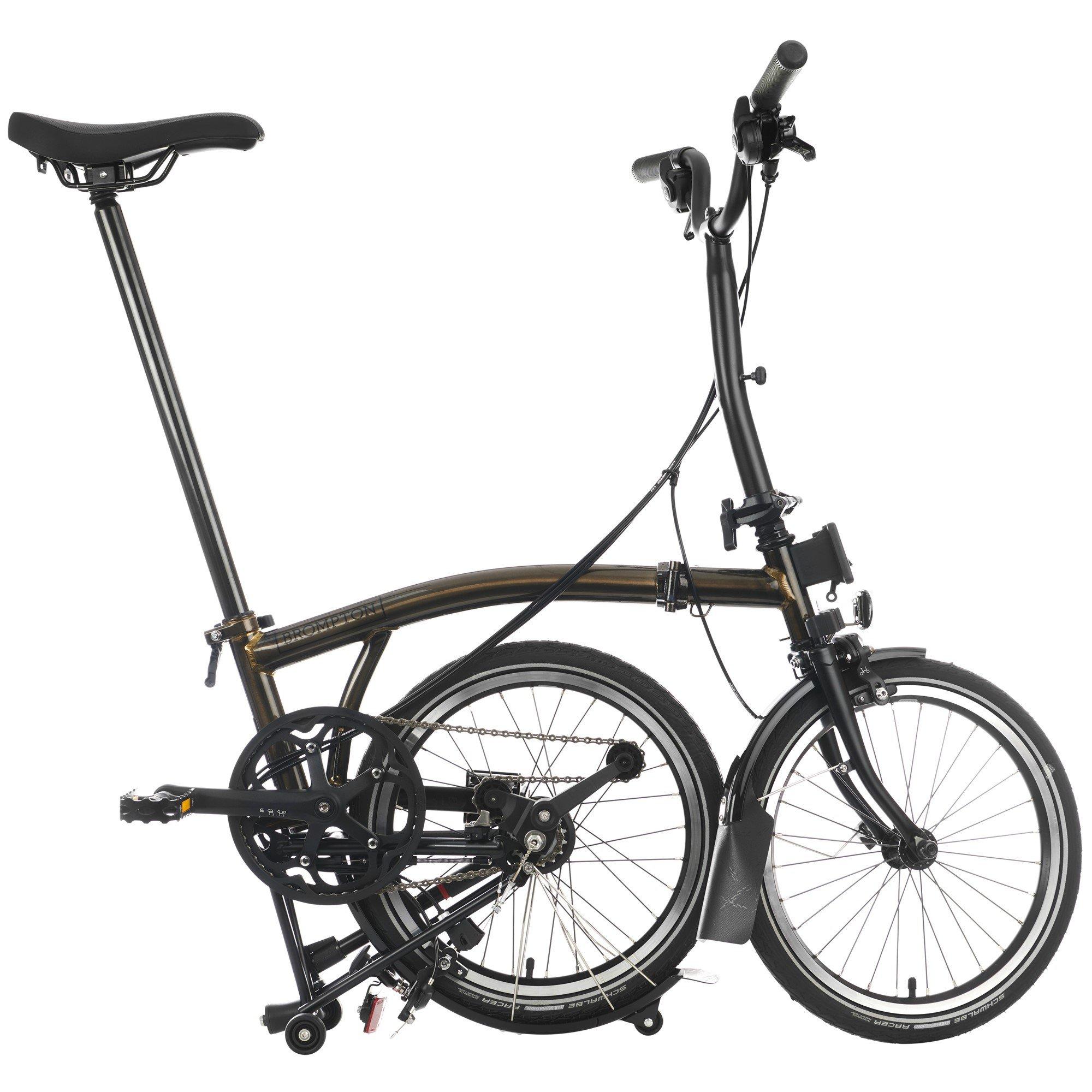 Black Lacquer - Brompton - C Line 6-speed - Mid Handlebar - Folding Bike - 4