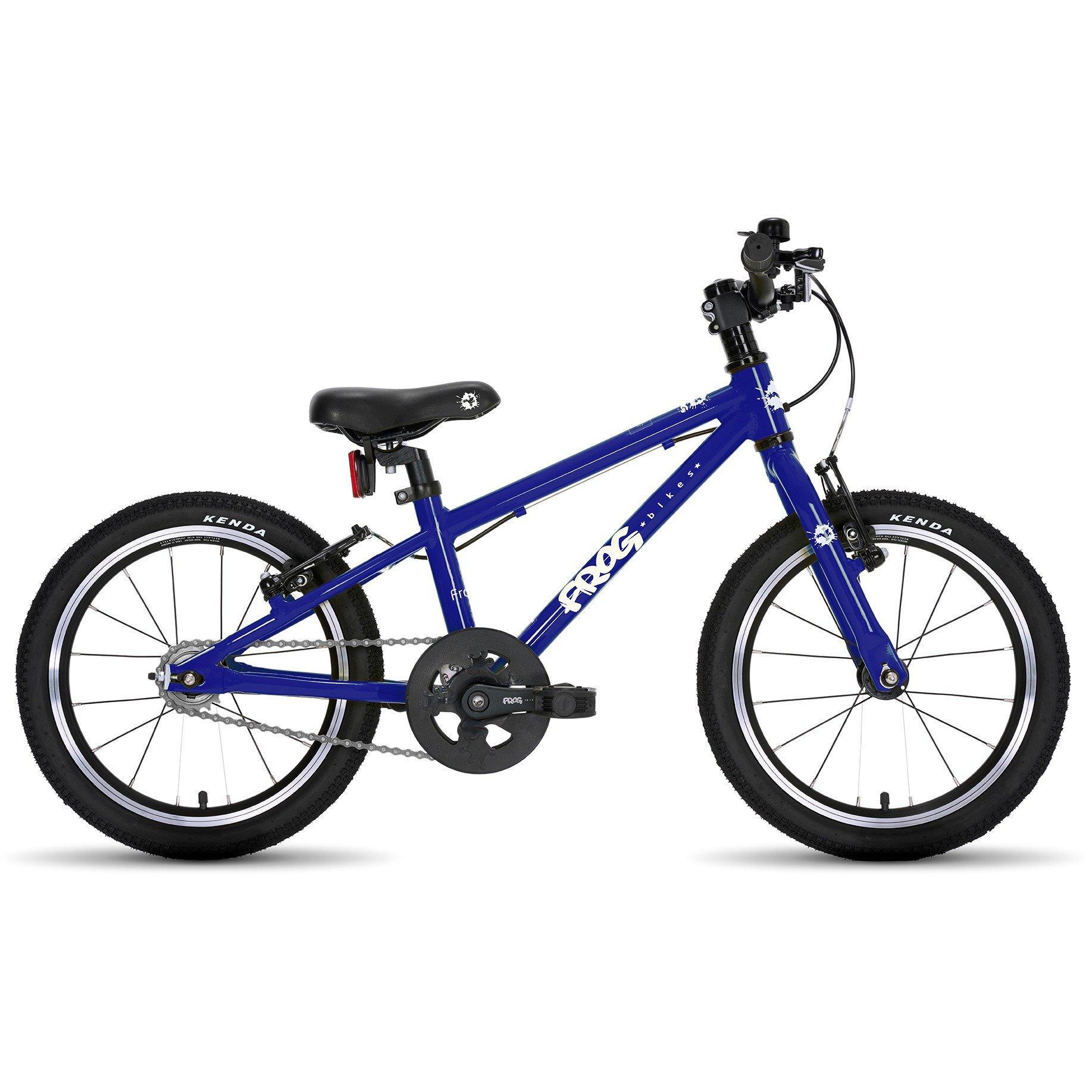 Electric Blue - Frog - 44 - 16 Inch Kids Bike