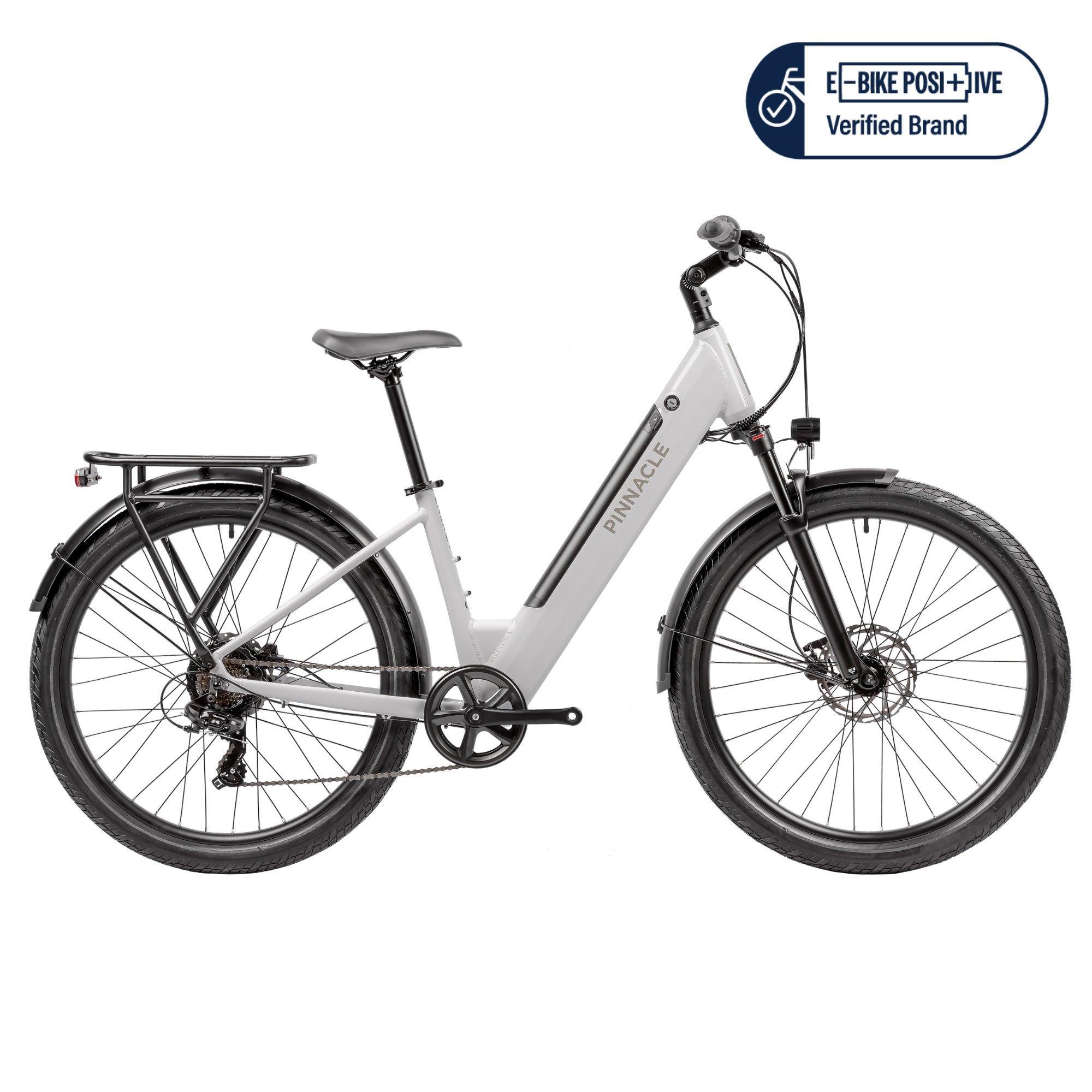 Pinnacle Energy Electric Hybrid Bike - Lght Grey (Ukb) - M/L