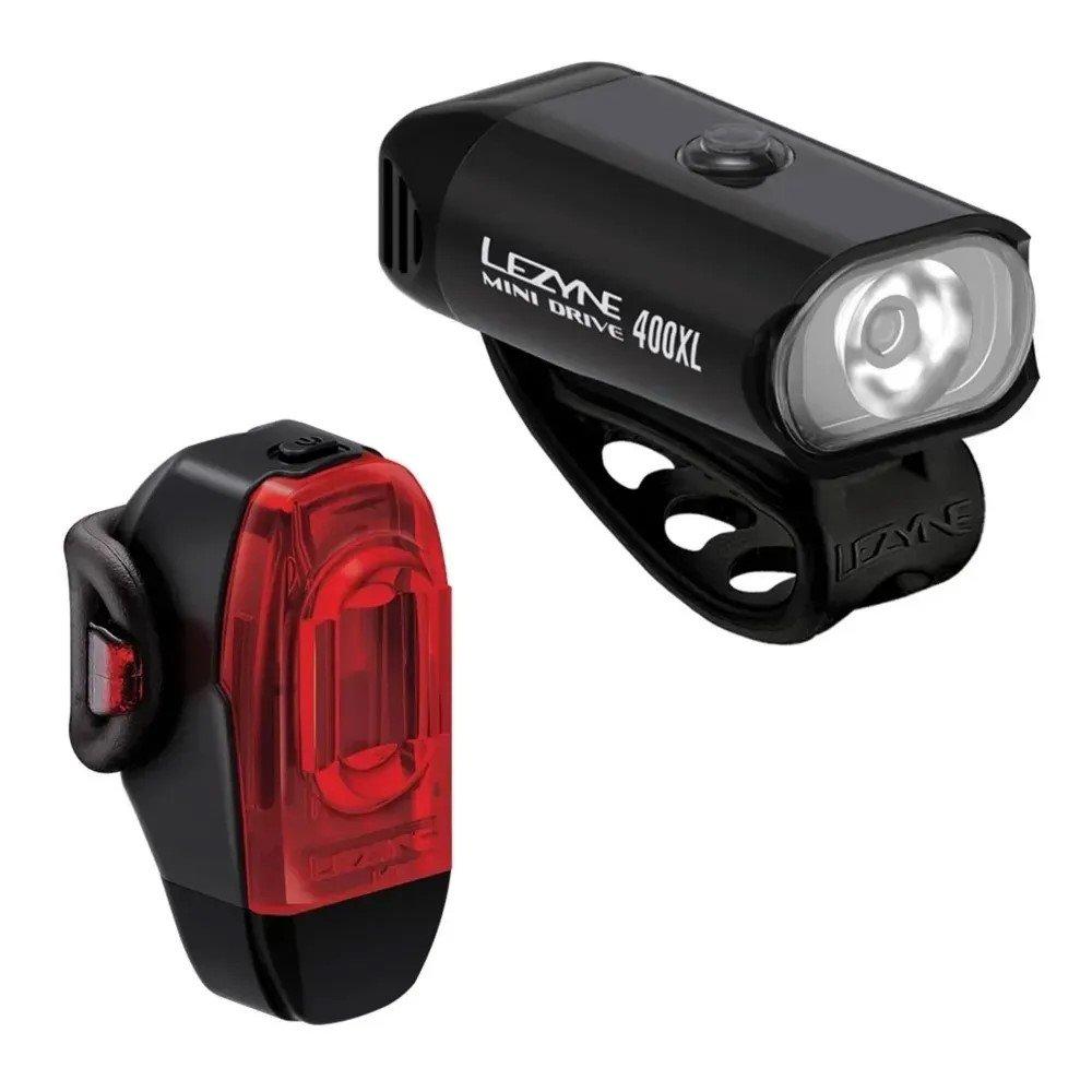 Lezyne  Mini Drive 400XL|Ktv Drive+ Pair - Black