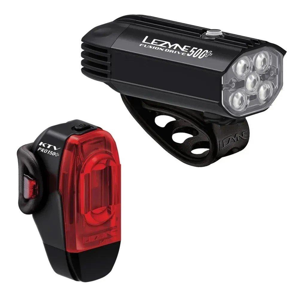 Lezyne  Fusion Drive 500+Ktv Drive Pro+ Led Pair - Black