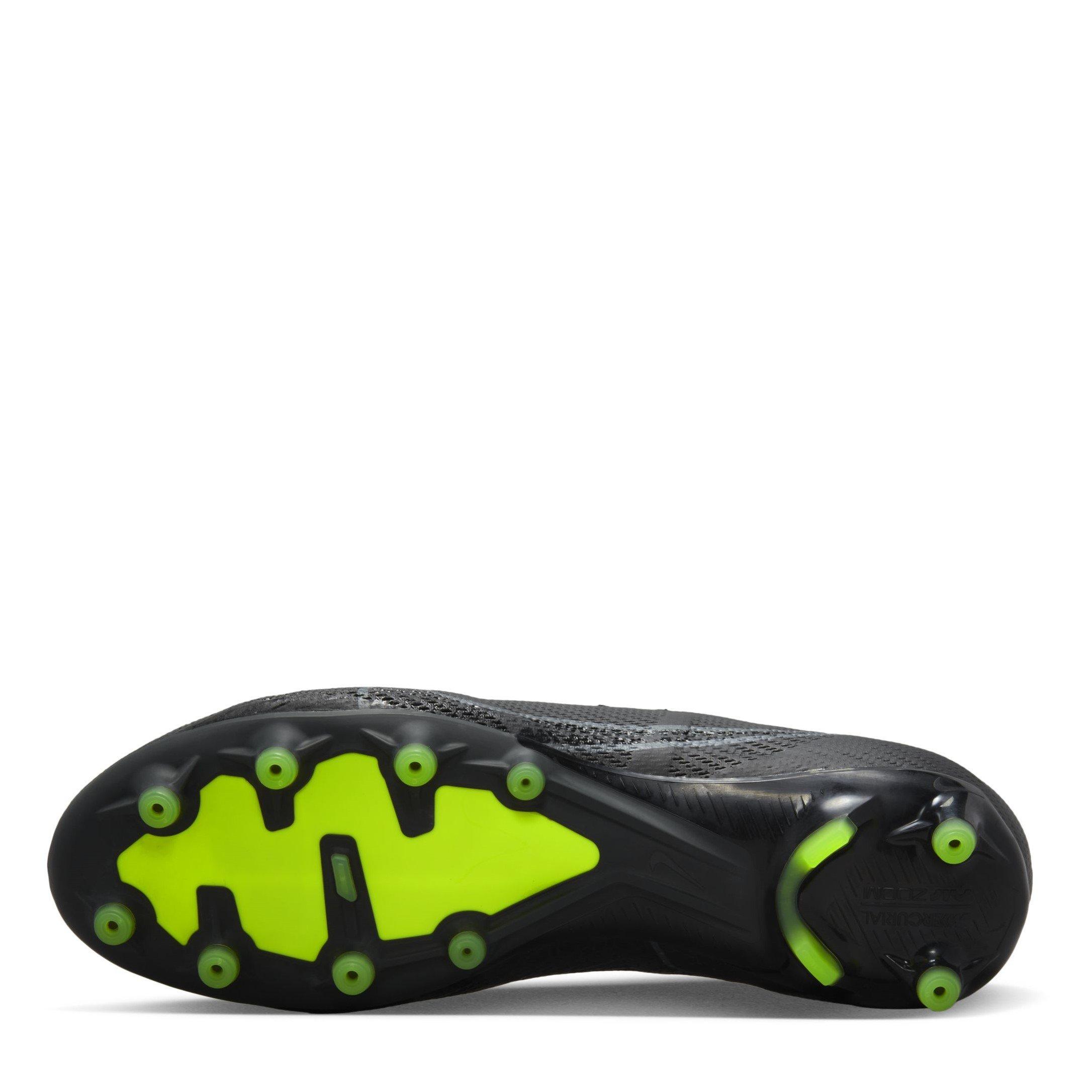 Crna/Dk Smoke - Nike - Zoom Mercurial Vapor 15 Pro Ag-Pro Artificial-Grass Soccer Cleats - 3