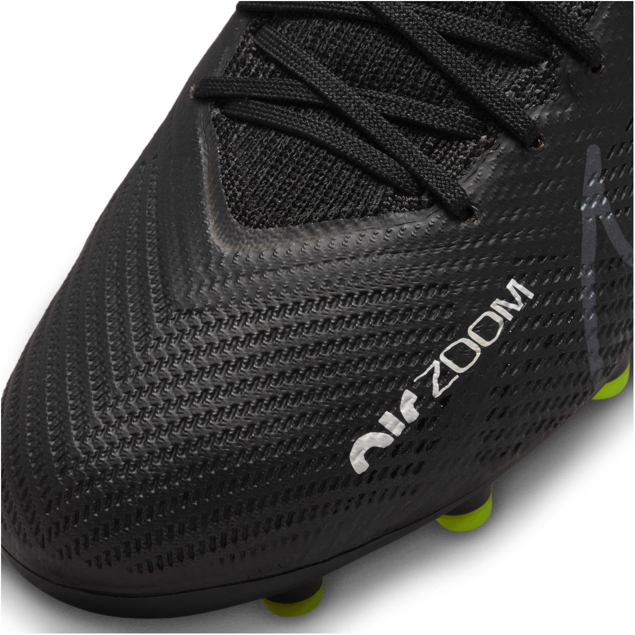 Crna/Dk Smoke - Nike - Zoom Mercurial Vapor 15 Pro Ag-Pro Artificial-Grass Soccer Cleats - 8